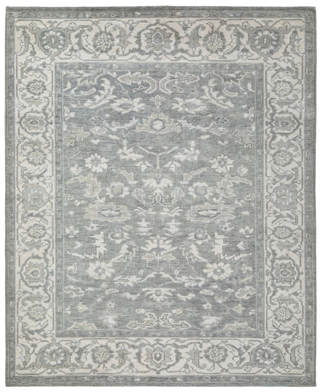 Hand Knotted/Amira/Dk Grey/Beige