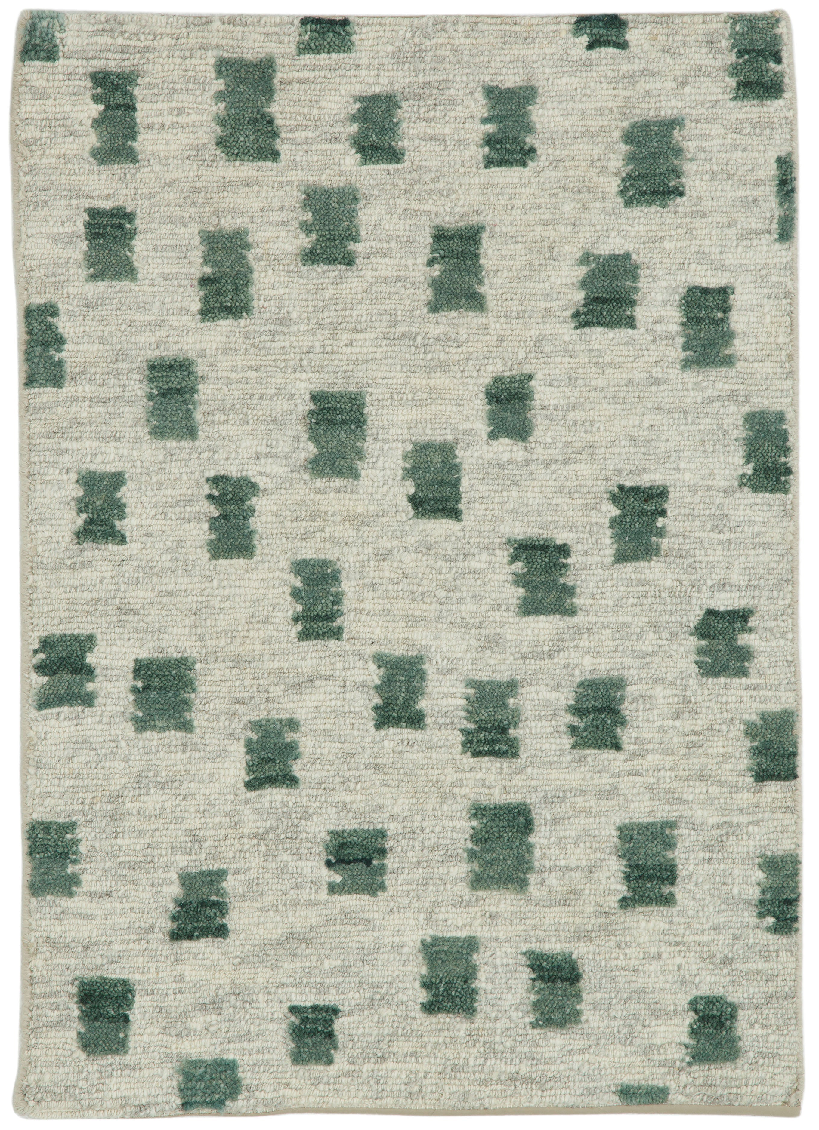 Hand Knotted/Biru/Grey Minral