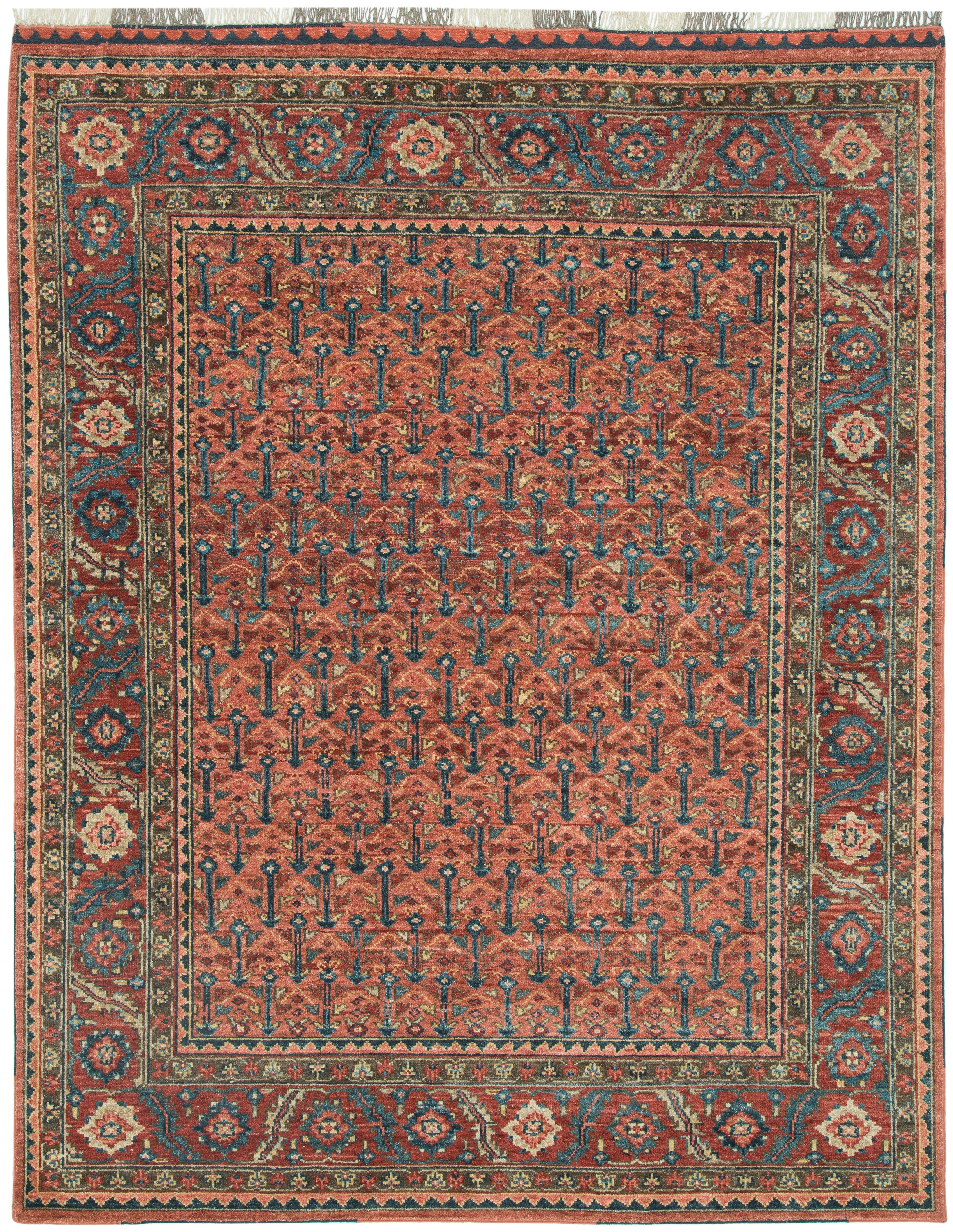 Hand Knotted/Amba/Rust