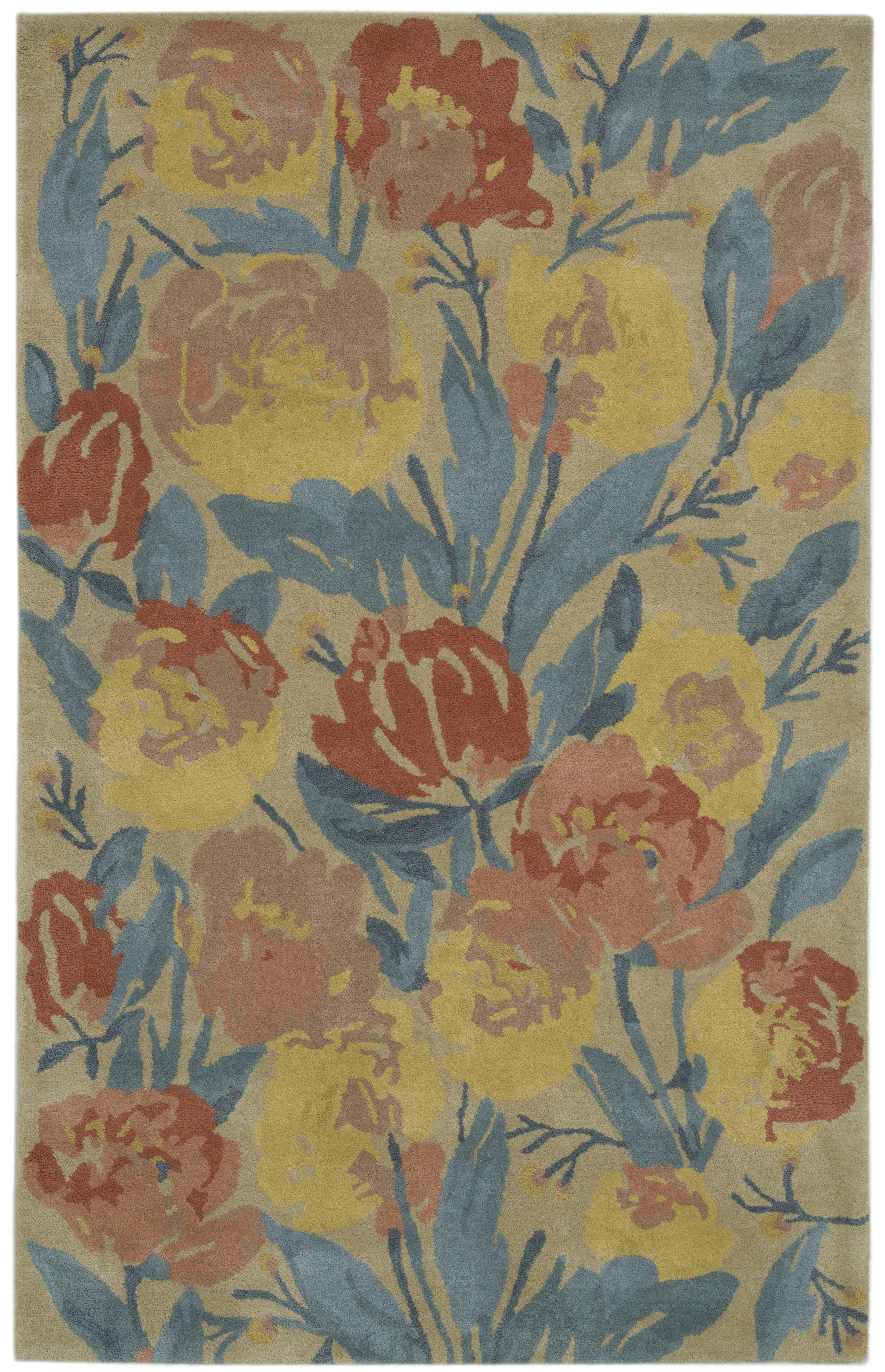 Hand Tufted/Floweret/Ivory