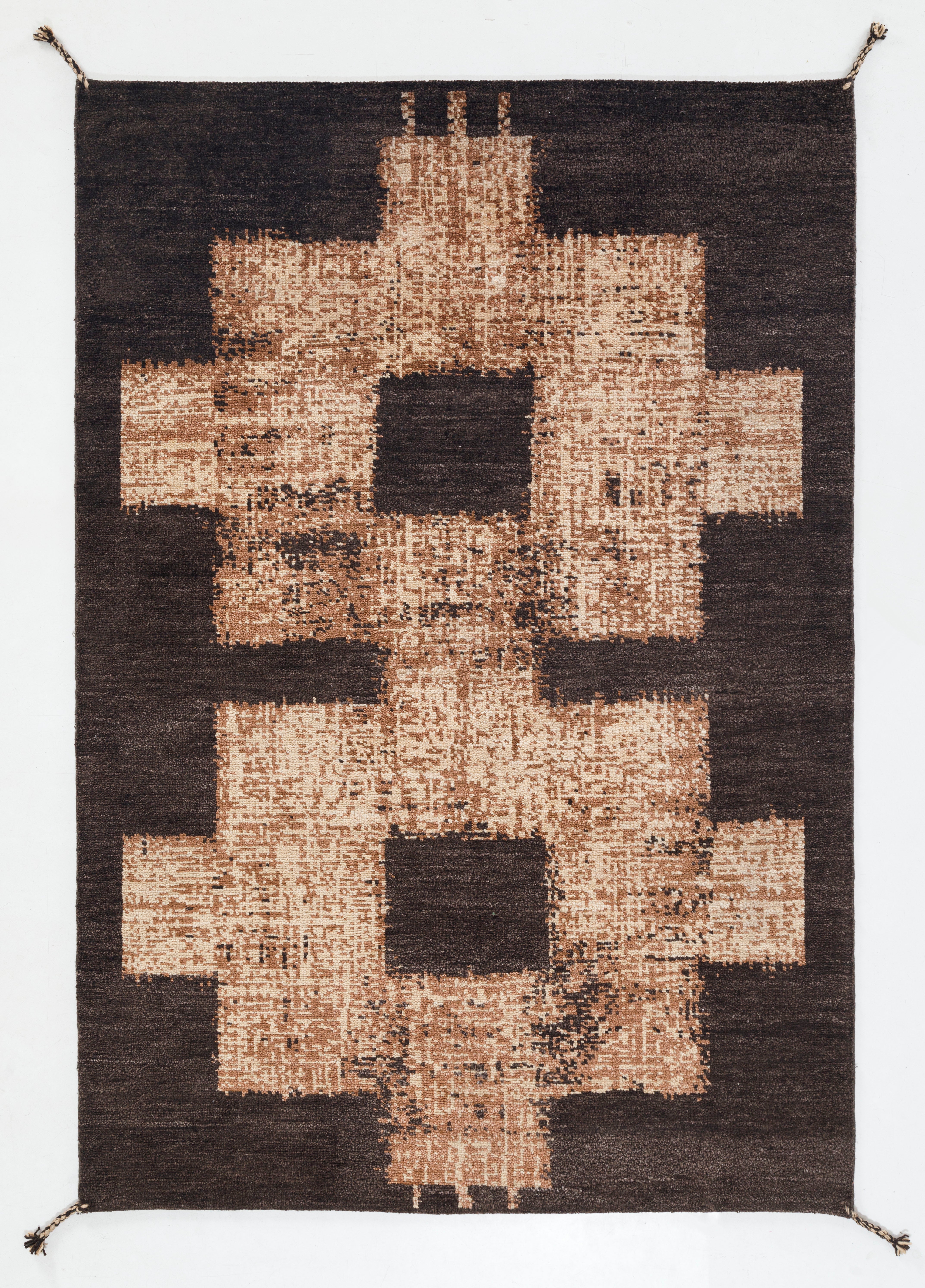 Hand Knotted/MIZAN/Beige Brown