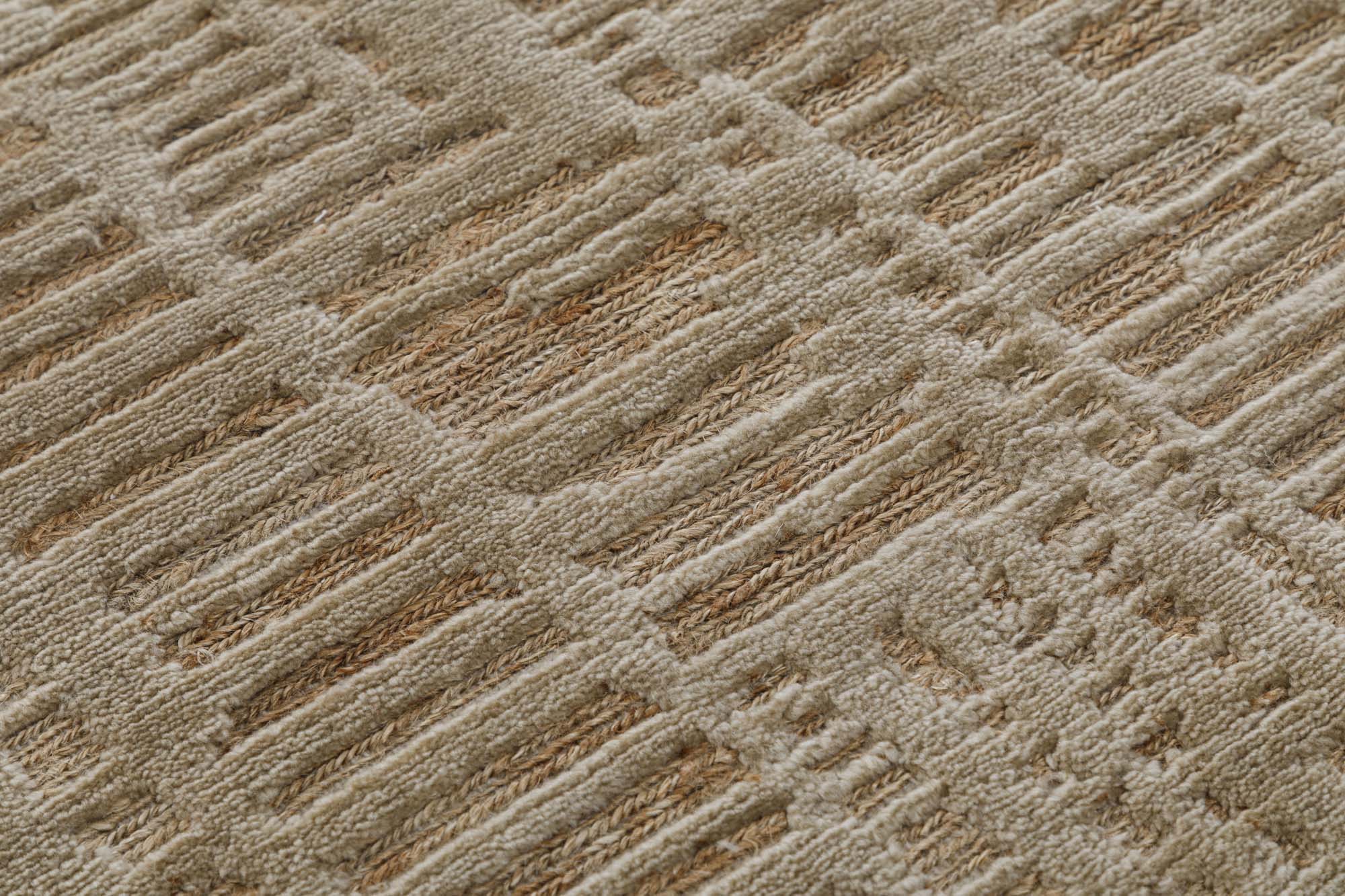 Hand Knotted/Bark/Kelly-B/Beige