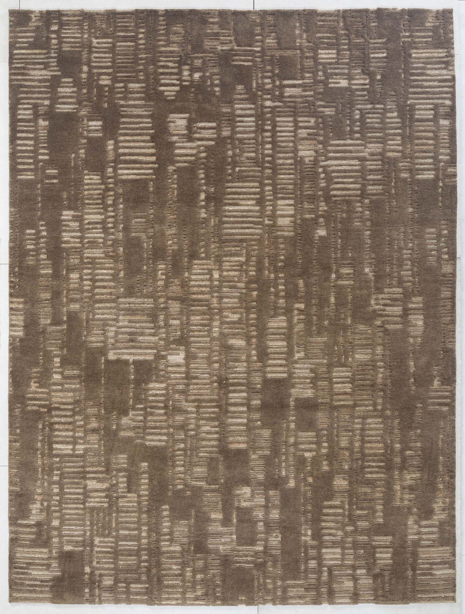 Hand Knotted/Bark/Kelly Rug 2/Burnt Caramel
