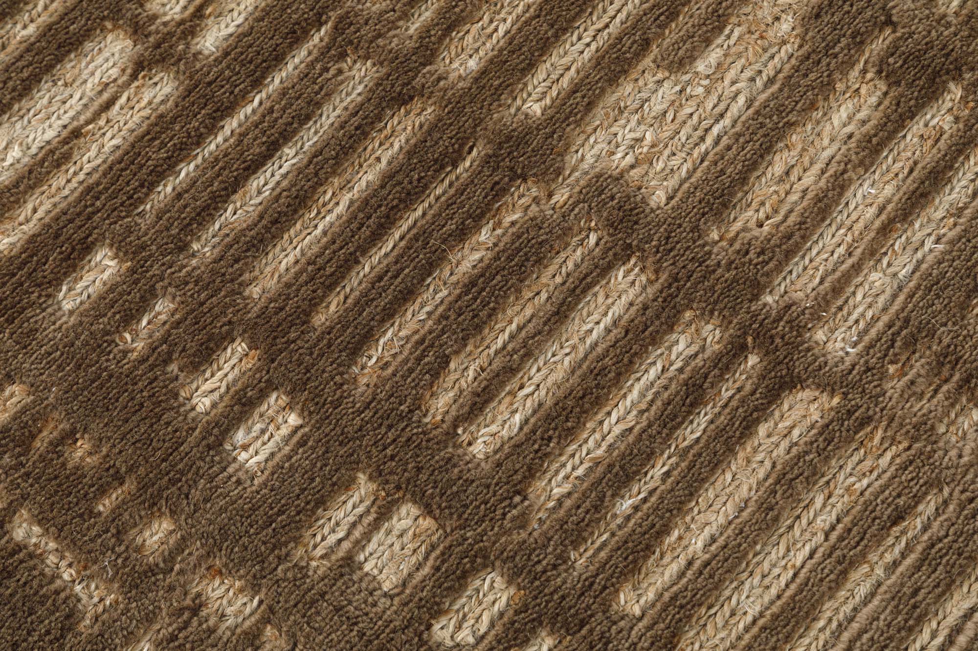 Hand Knotted/Bark/Kelly Rug 2/Burnt Caramel