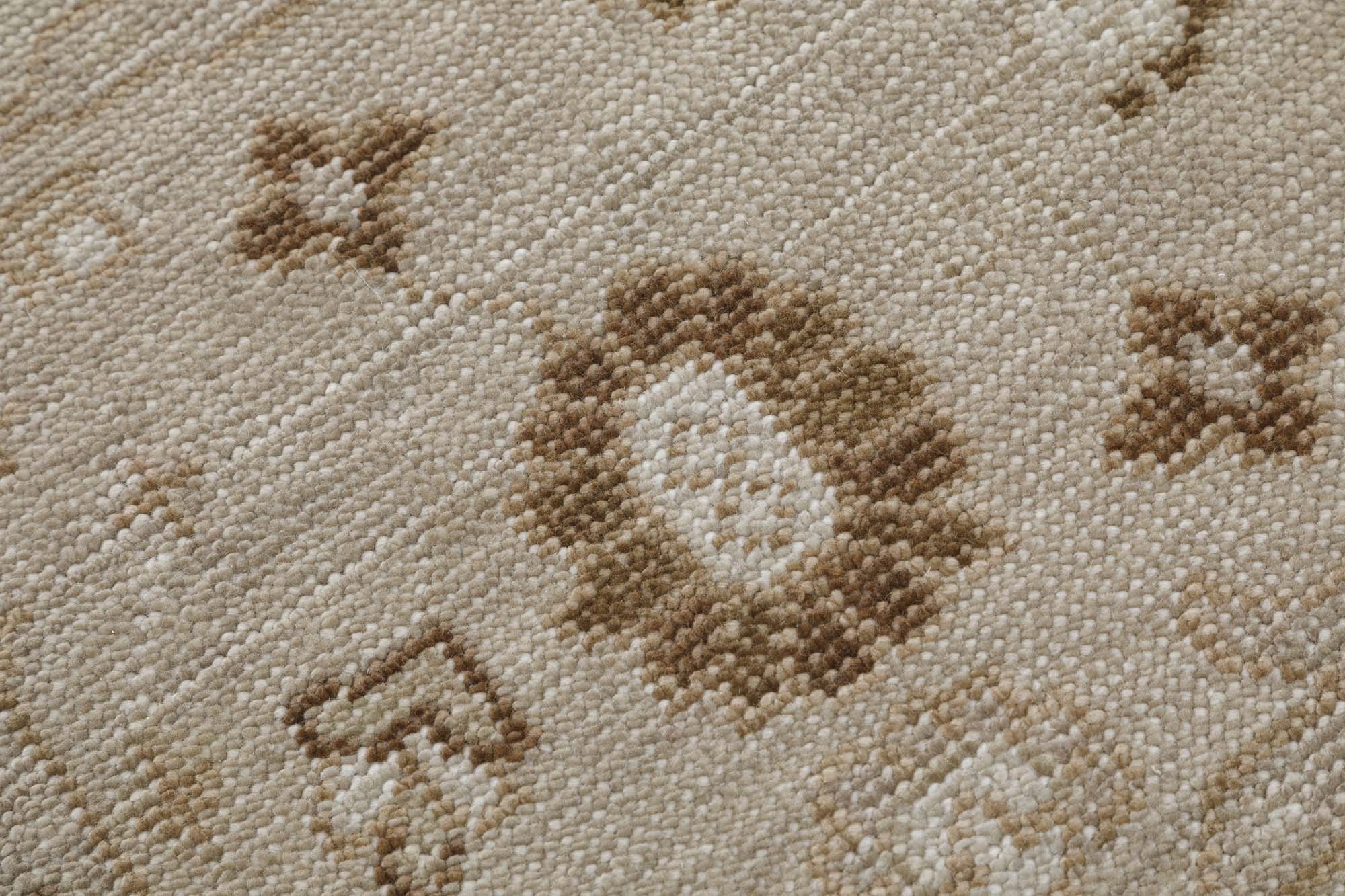 Hand Knotted/Oushak Rug F/Beige