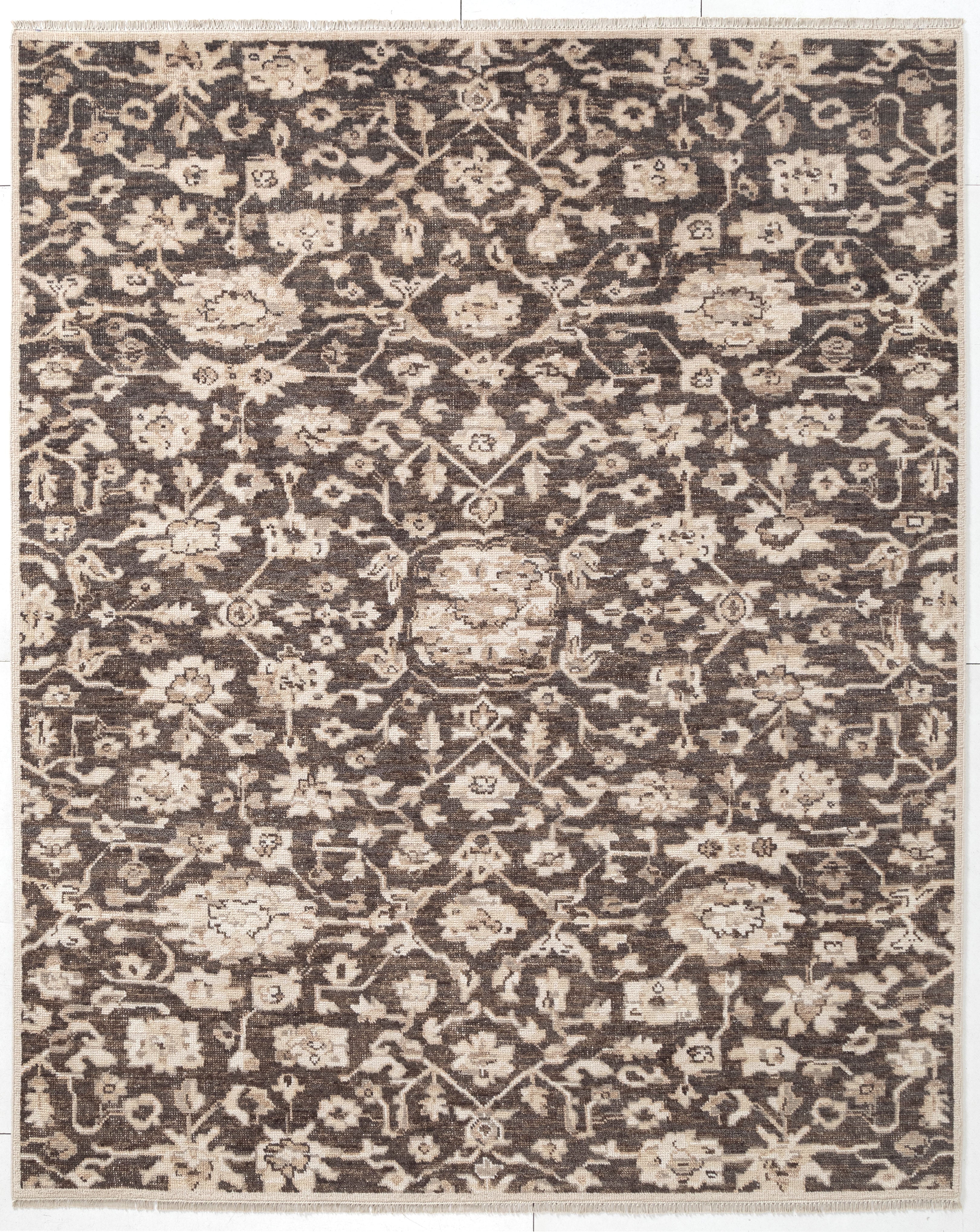 Hand Knotted/EBERY RUG/Brown