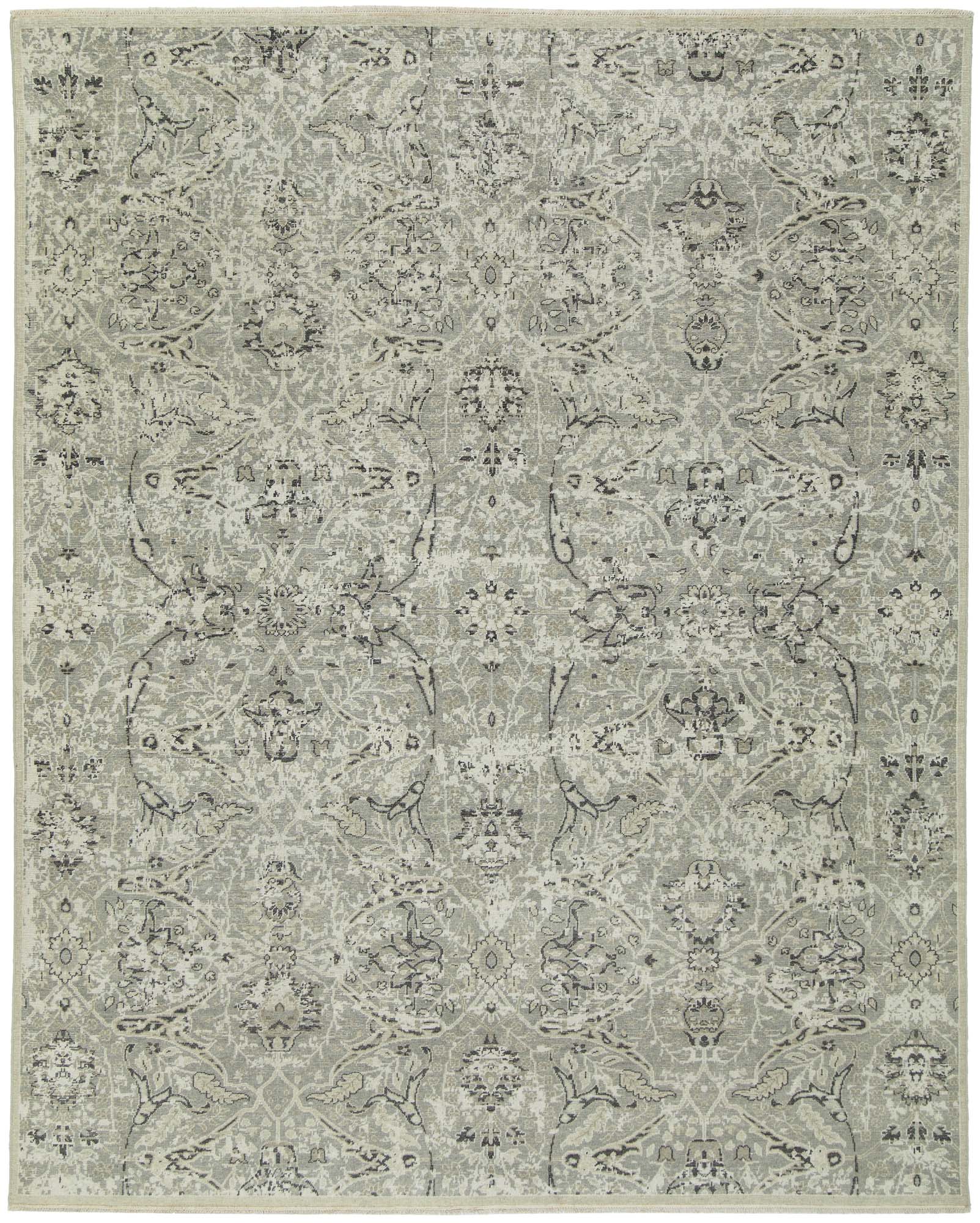 Hand Knotted/Rabb/Tiara/Gray