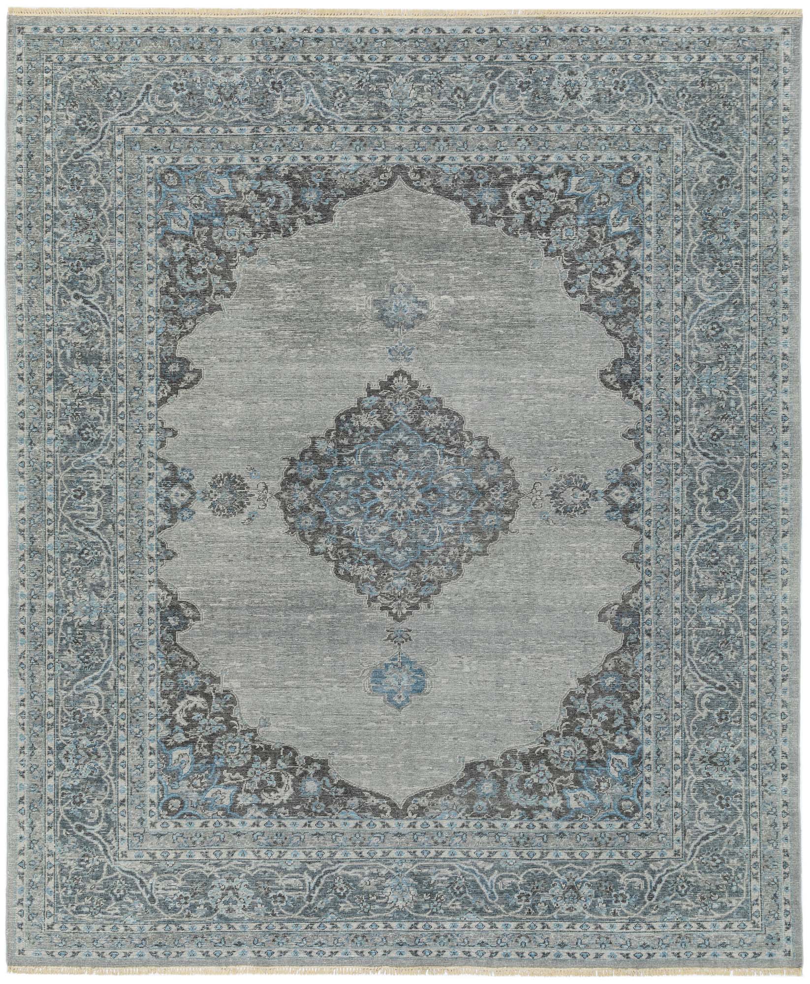 Hand Knotted/Persian Saga/Ming/Grey