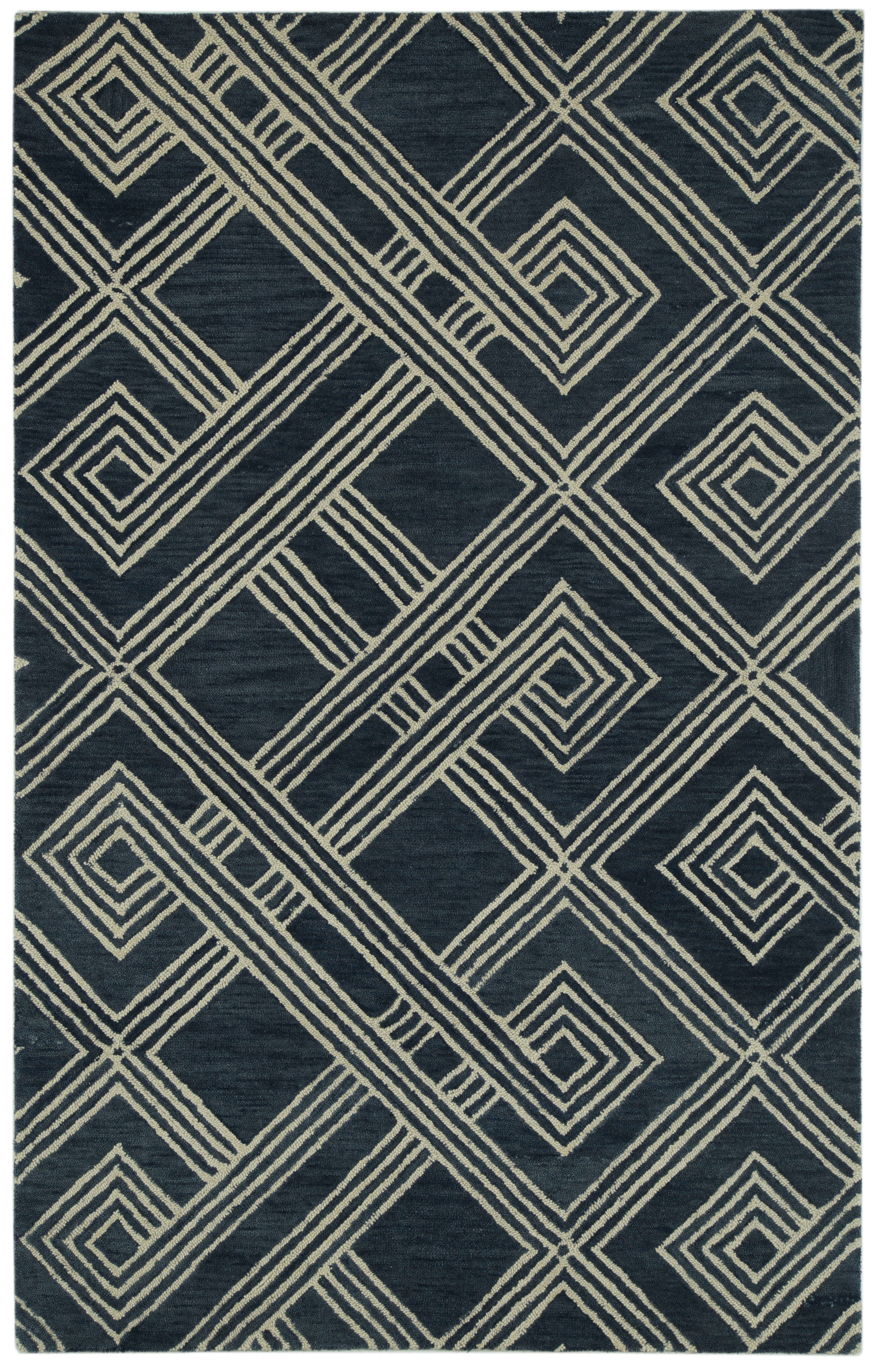 Hand Tufted/SERAn/Blue