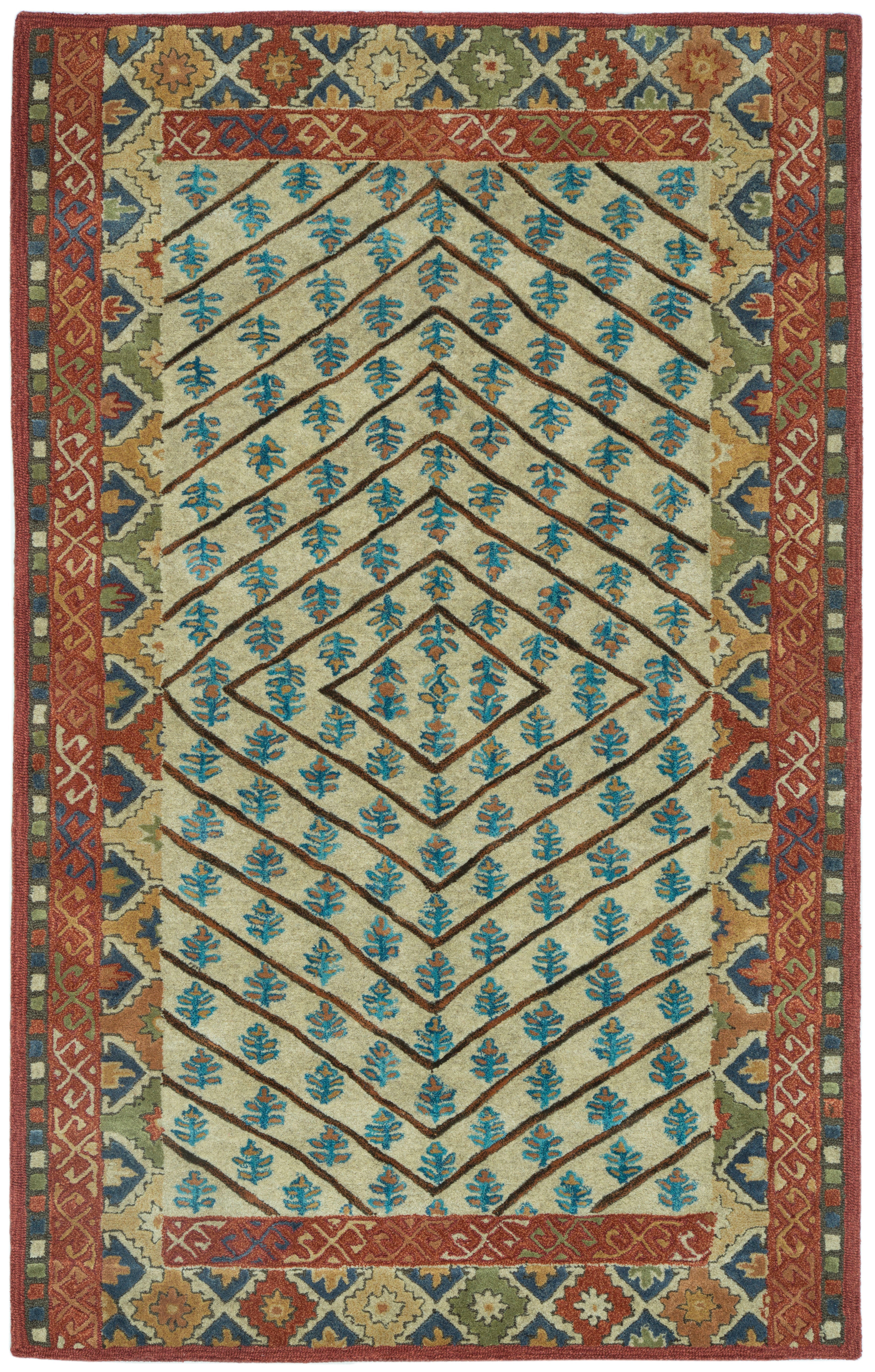 Hand Tufted/Reya/Red