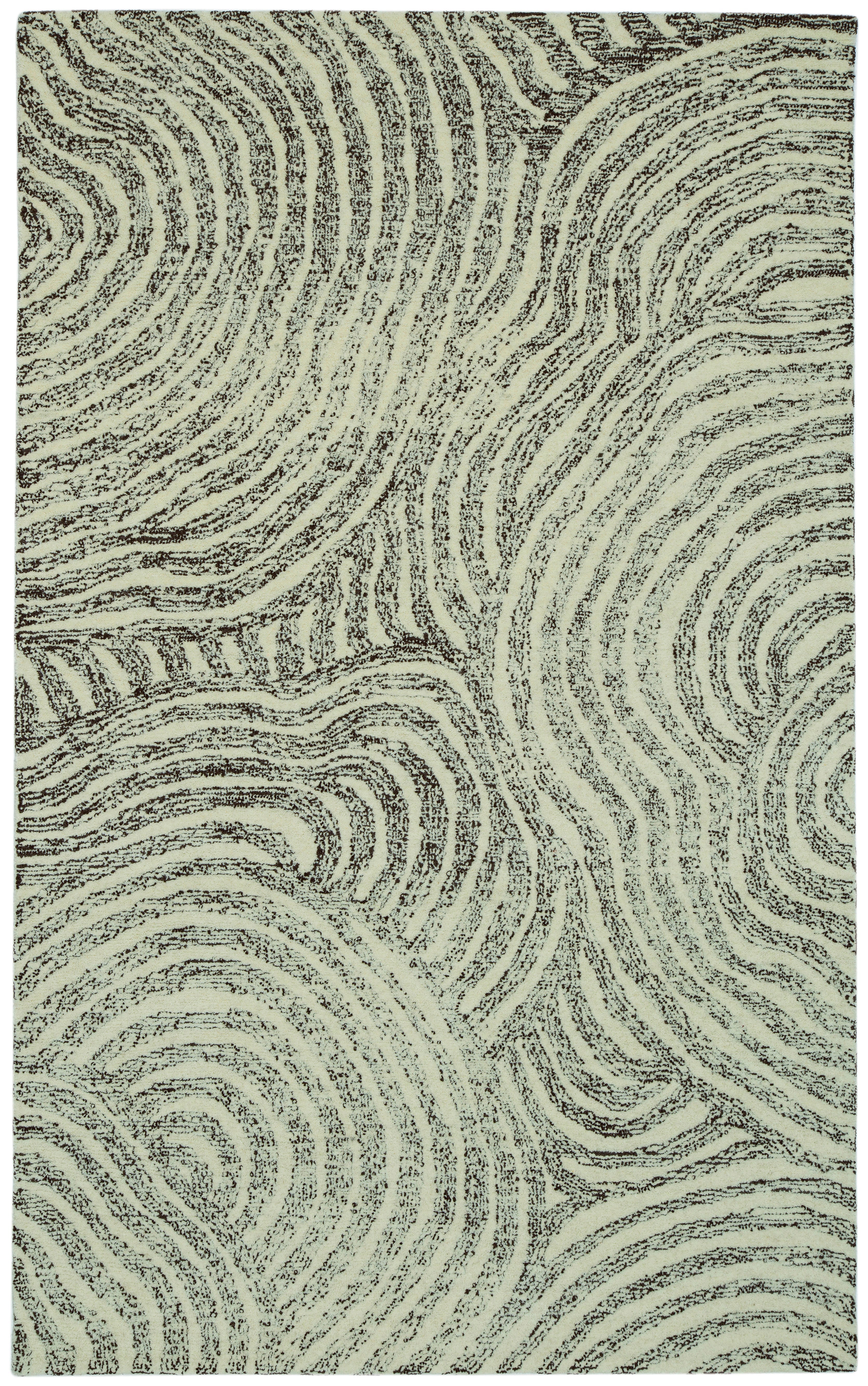 Hand Tufted/FLORAL-1/Grey