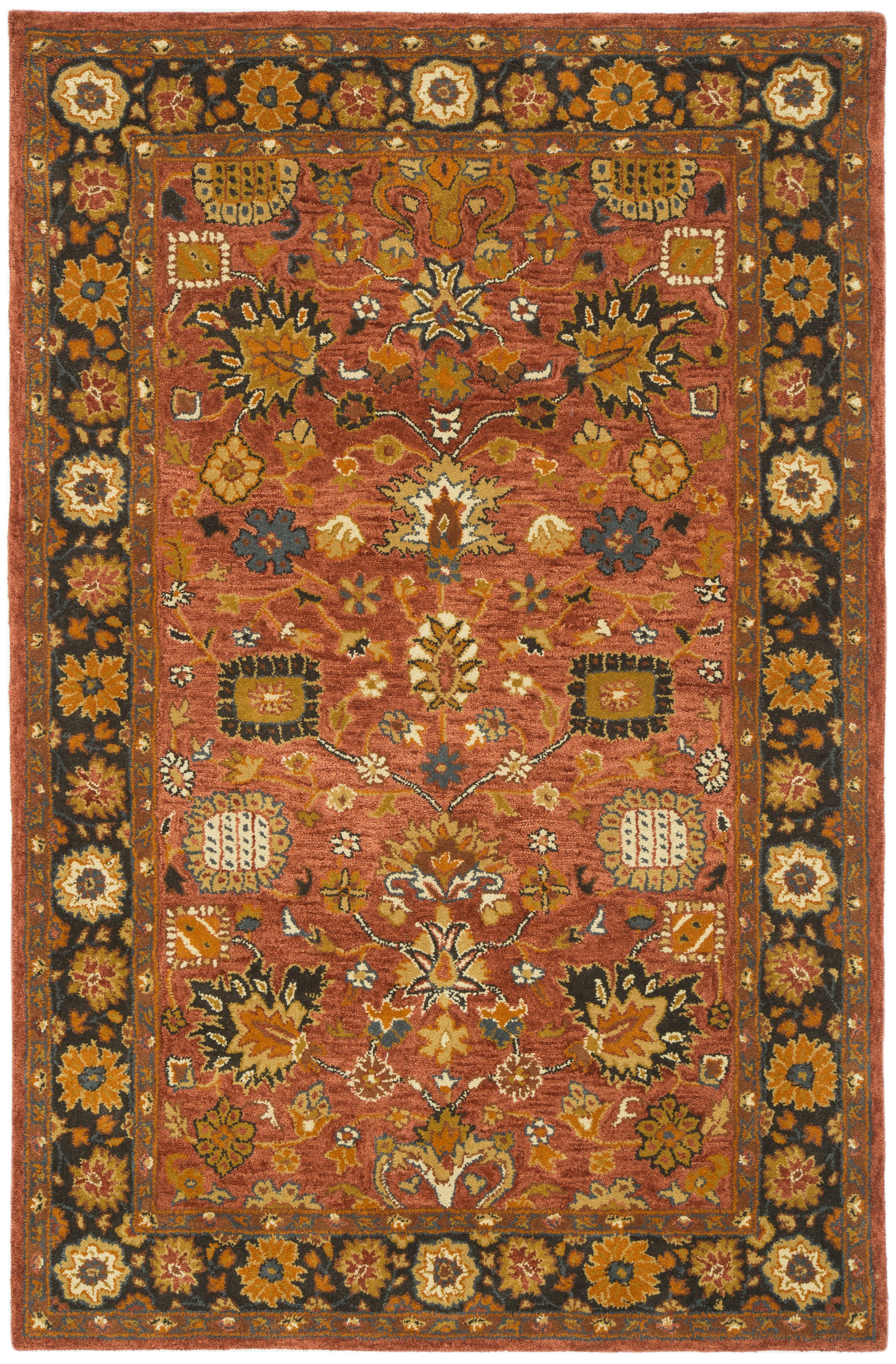 Hand Tufted/Mahira/Red