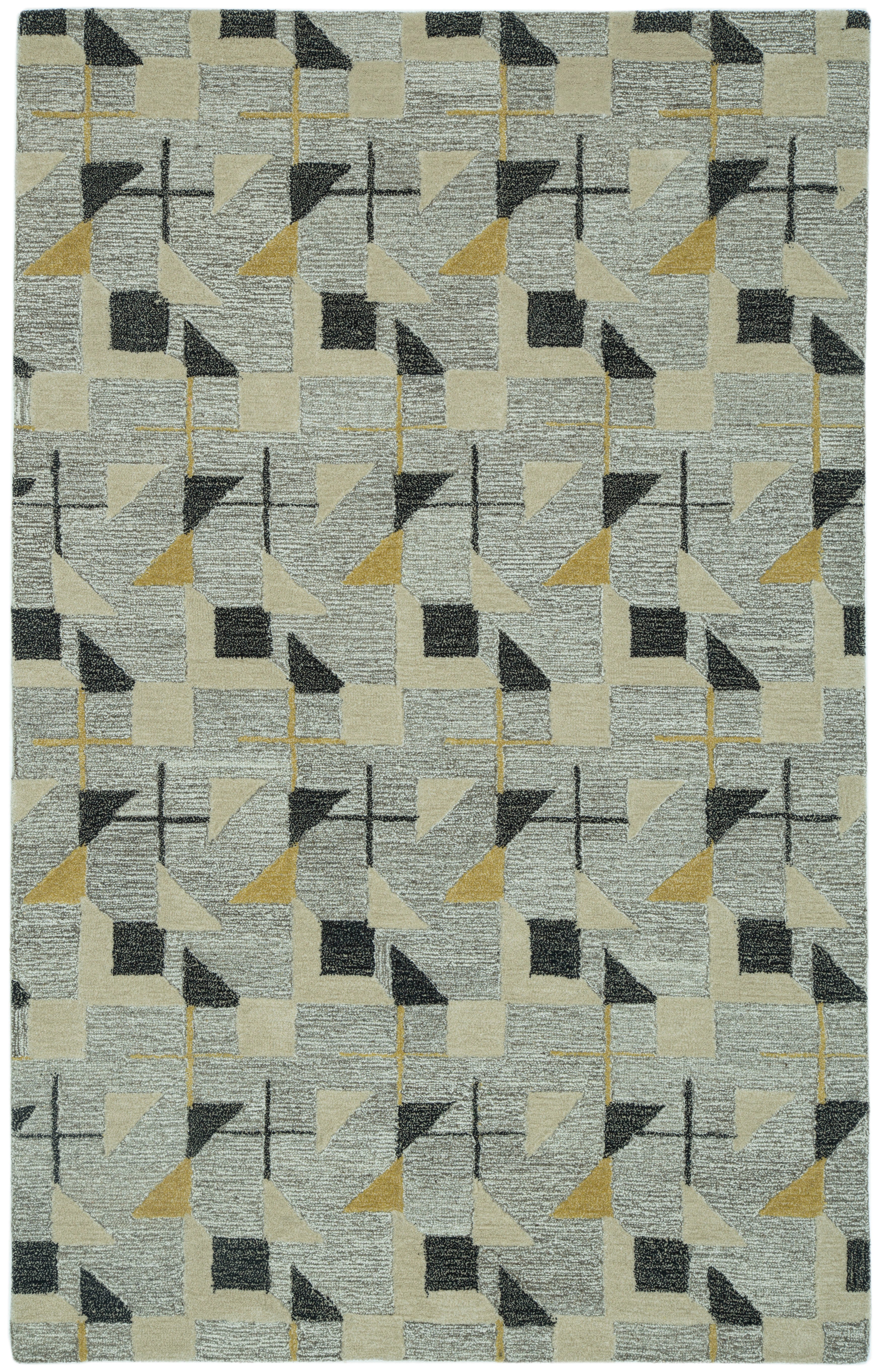 Hand Tufted/Khanda-2/Grey