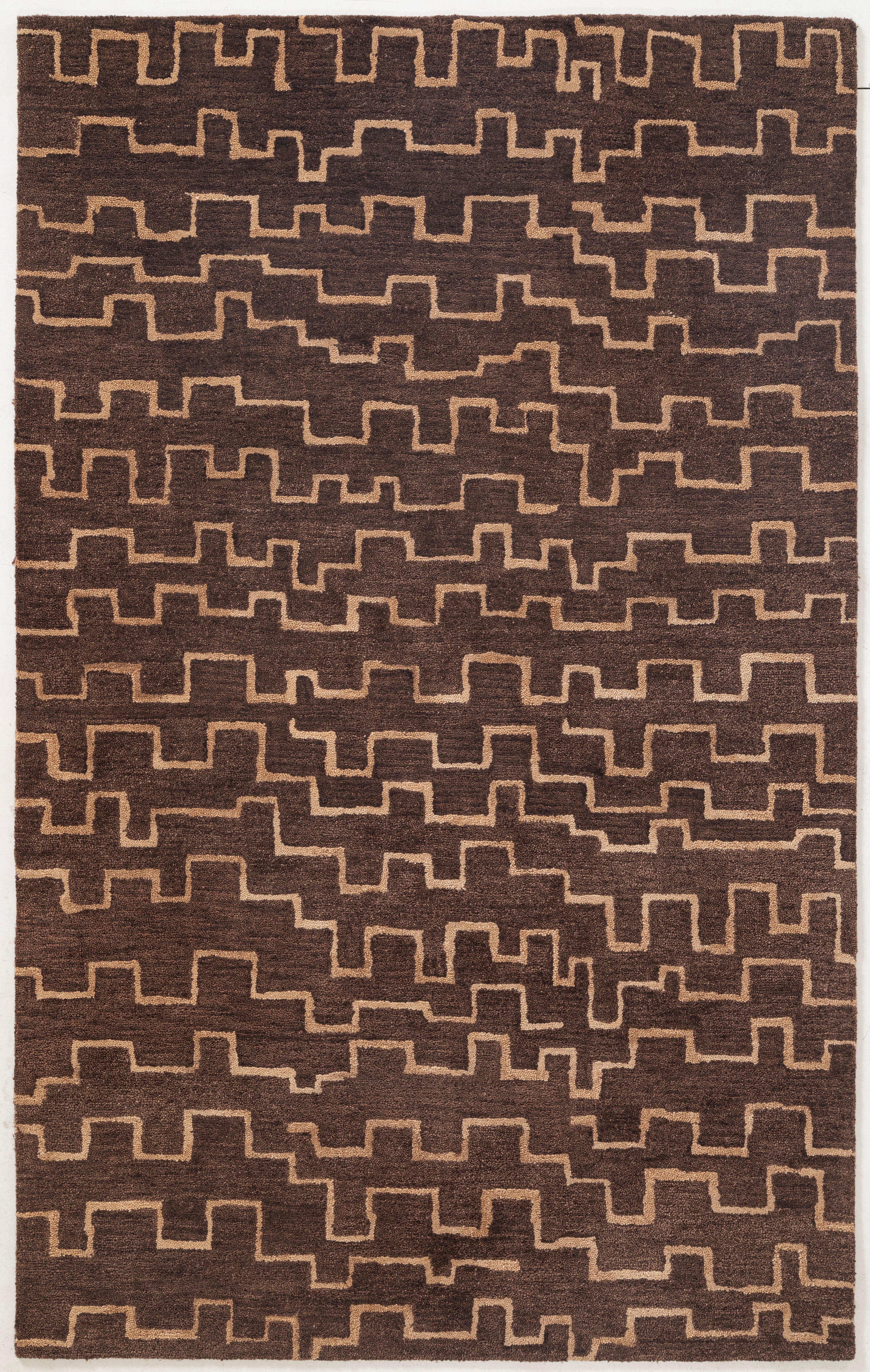 Hand Tufted/ROSE RUG/Brown