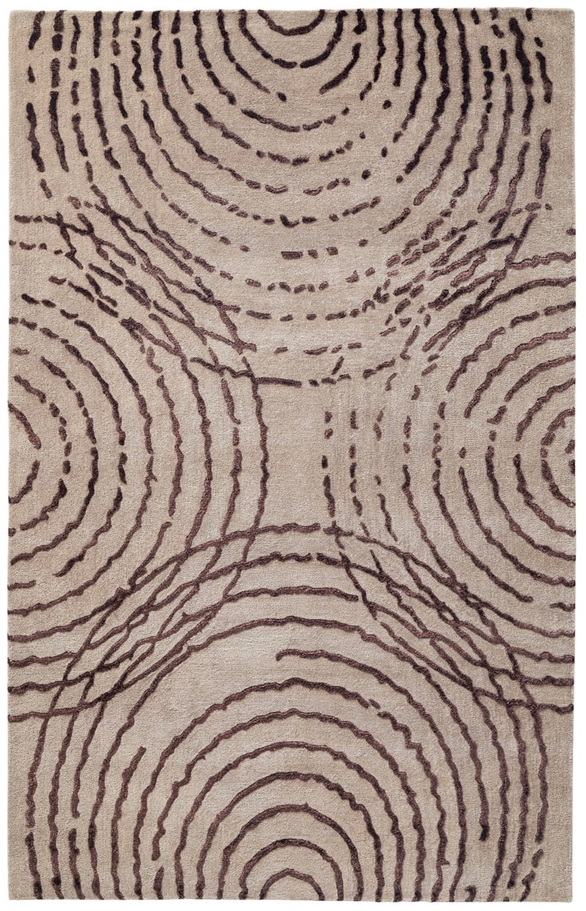 Hand Tufted/Avianna Rug/Beige Maroon