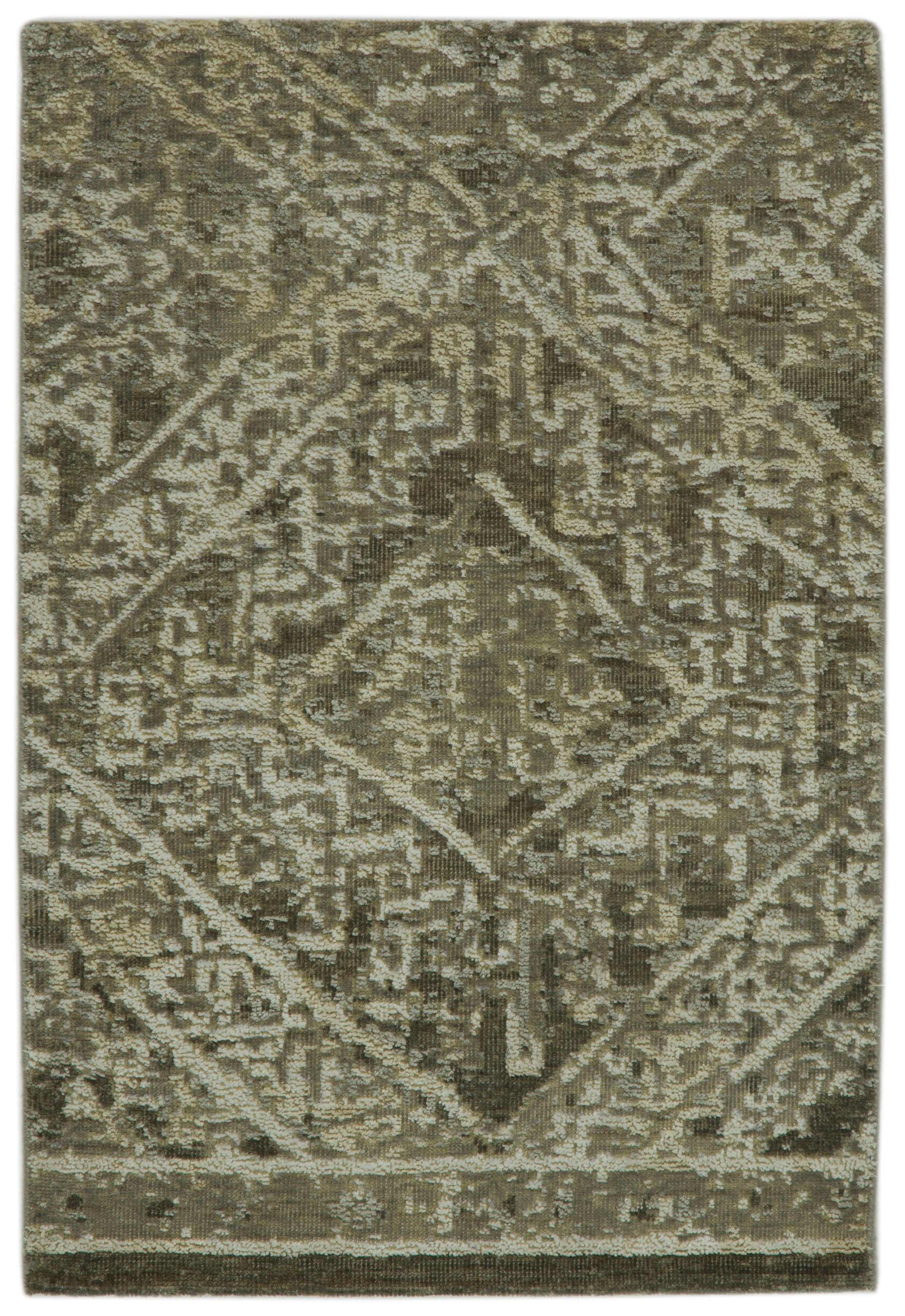 Hand Knotted/Nazhah/Lt.Grey