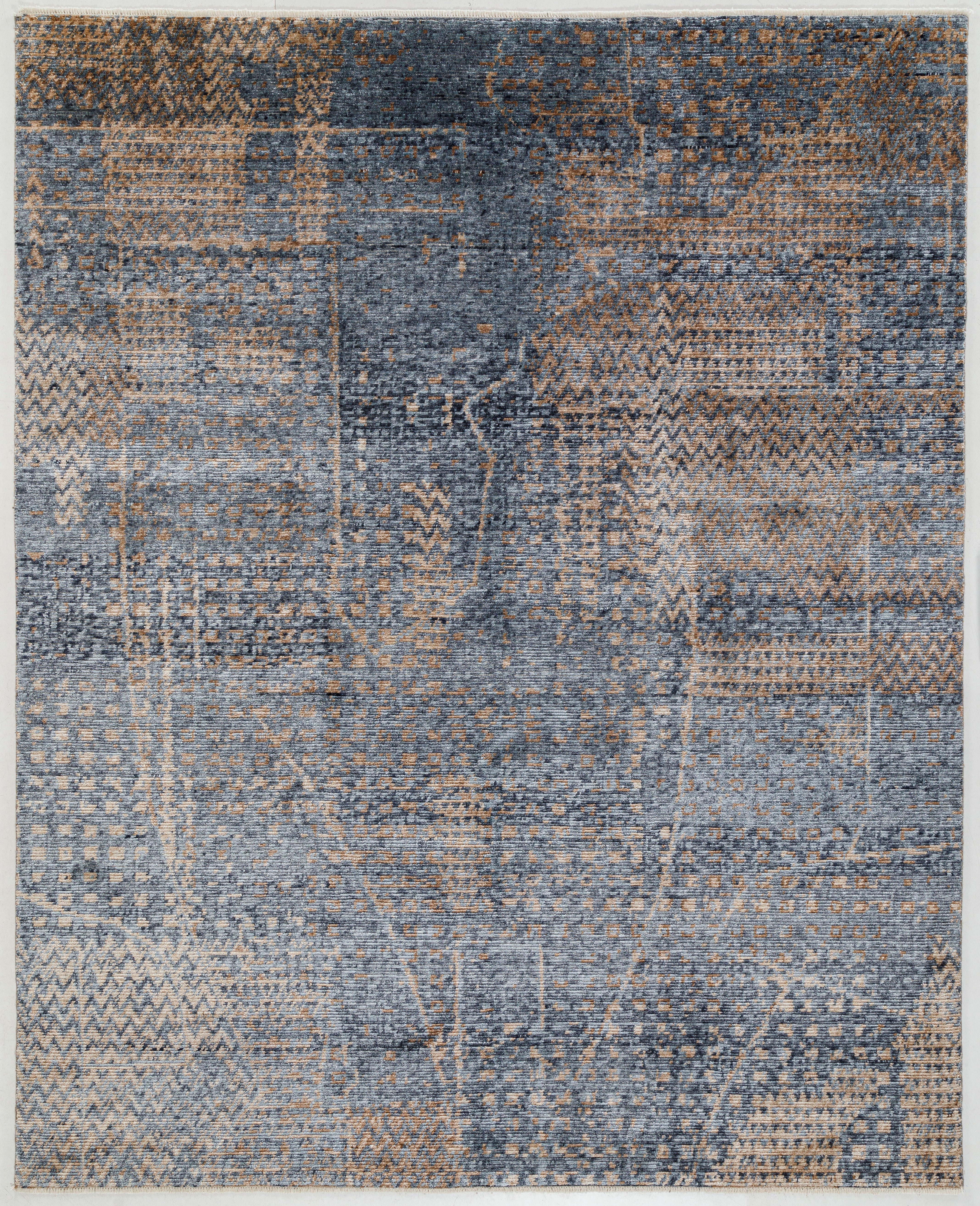 Hand Knotted/MALDA RUG 1/Blue