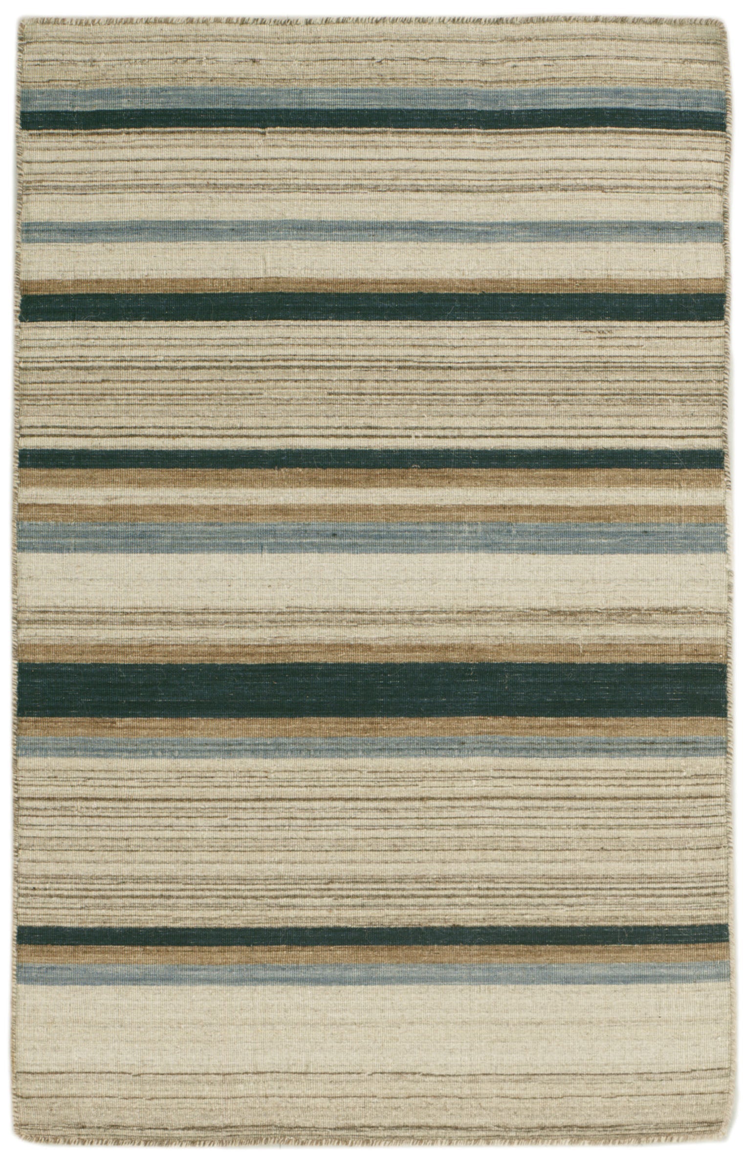 Flat Weave/VI-Pintoo Stripe 9/Aqua