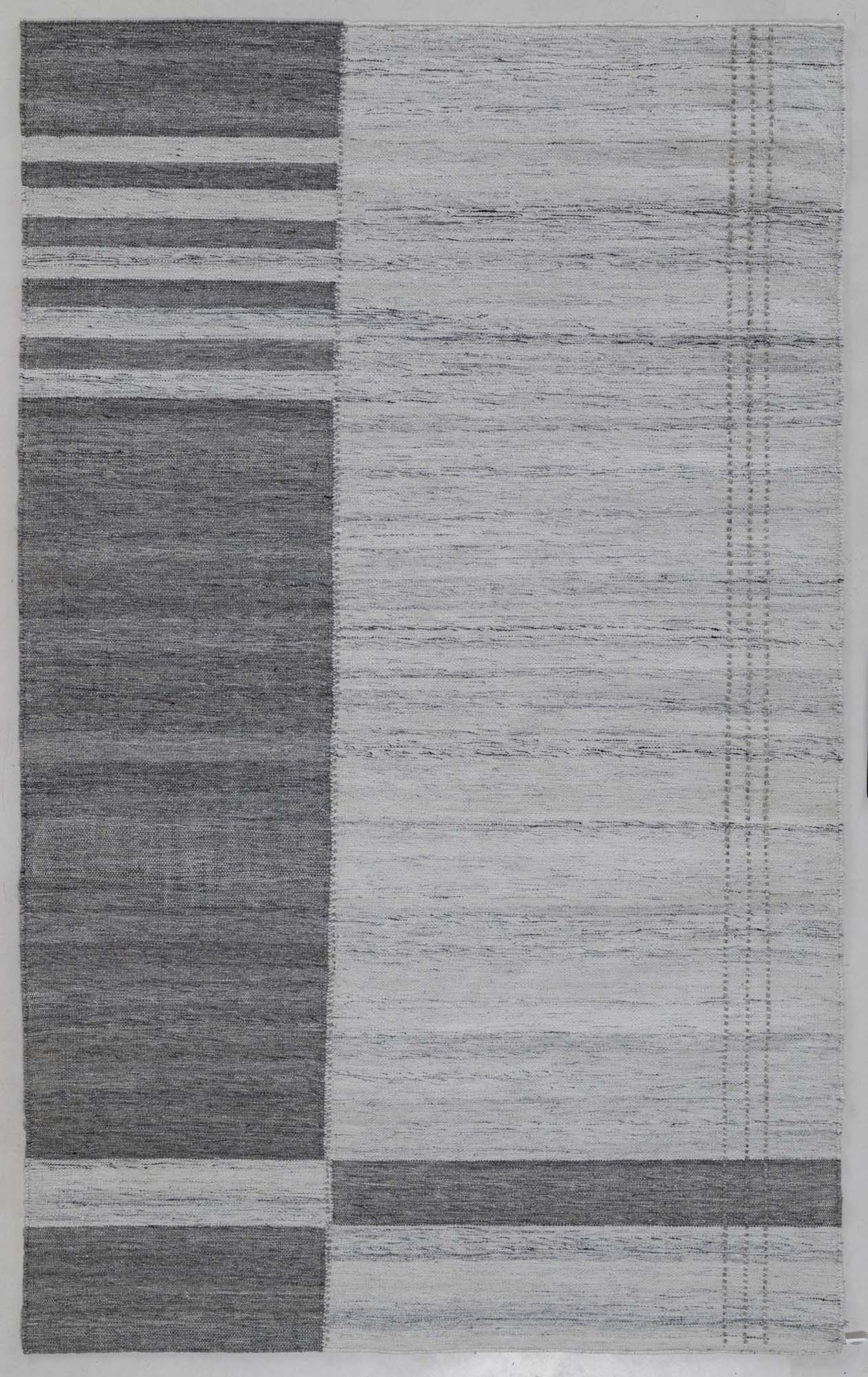 Flatweave/Indian Rug/Arb/7005/Ivory/Grey
