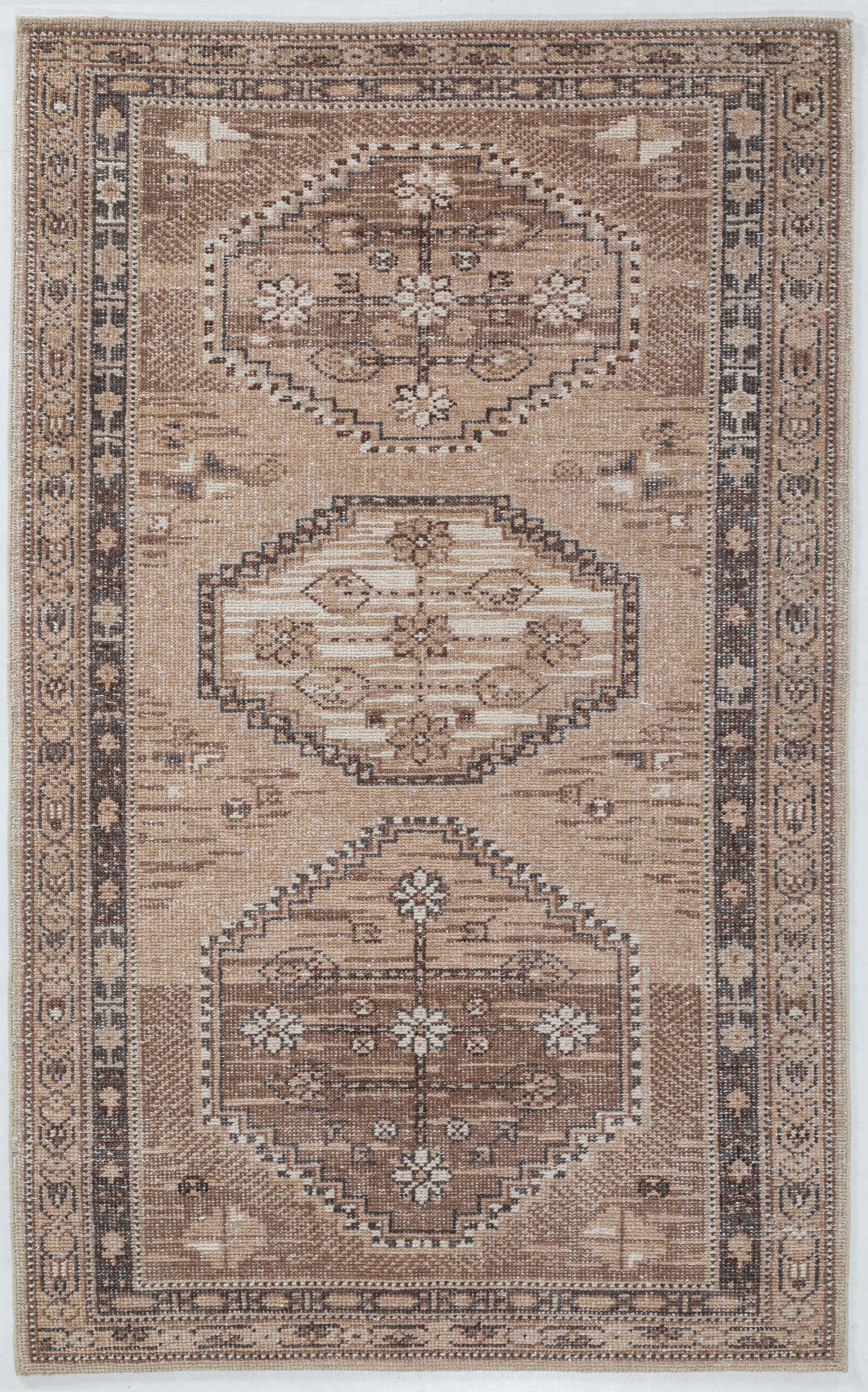 Hand Knotted/AZERBAIJAN RUG/Beige