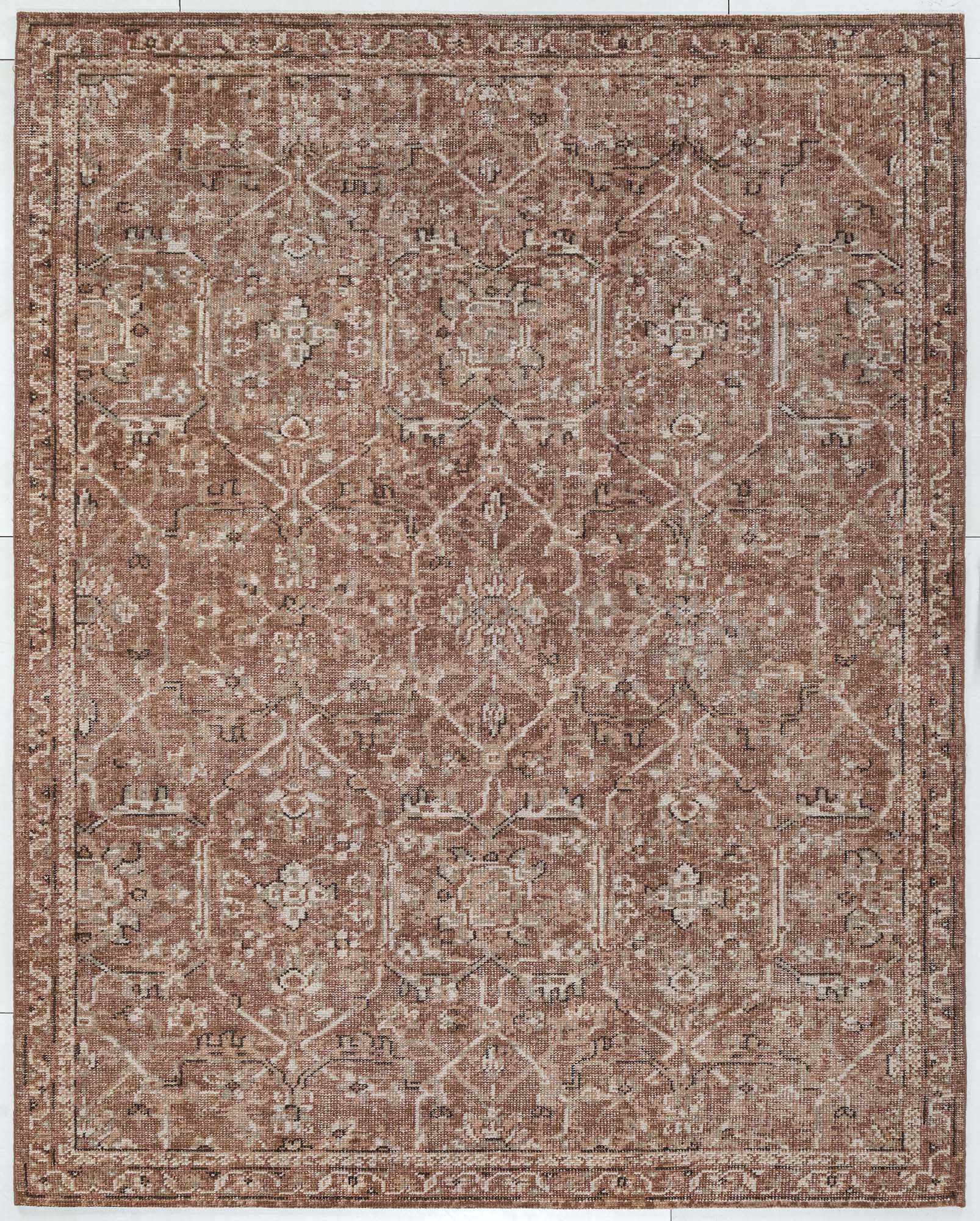 Hand Knotted/Erum/Carob/Rust