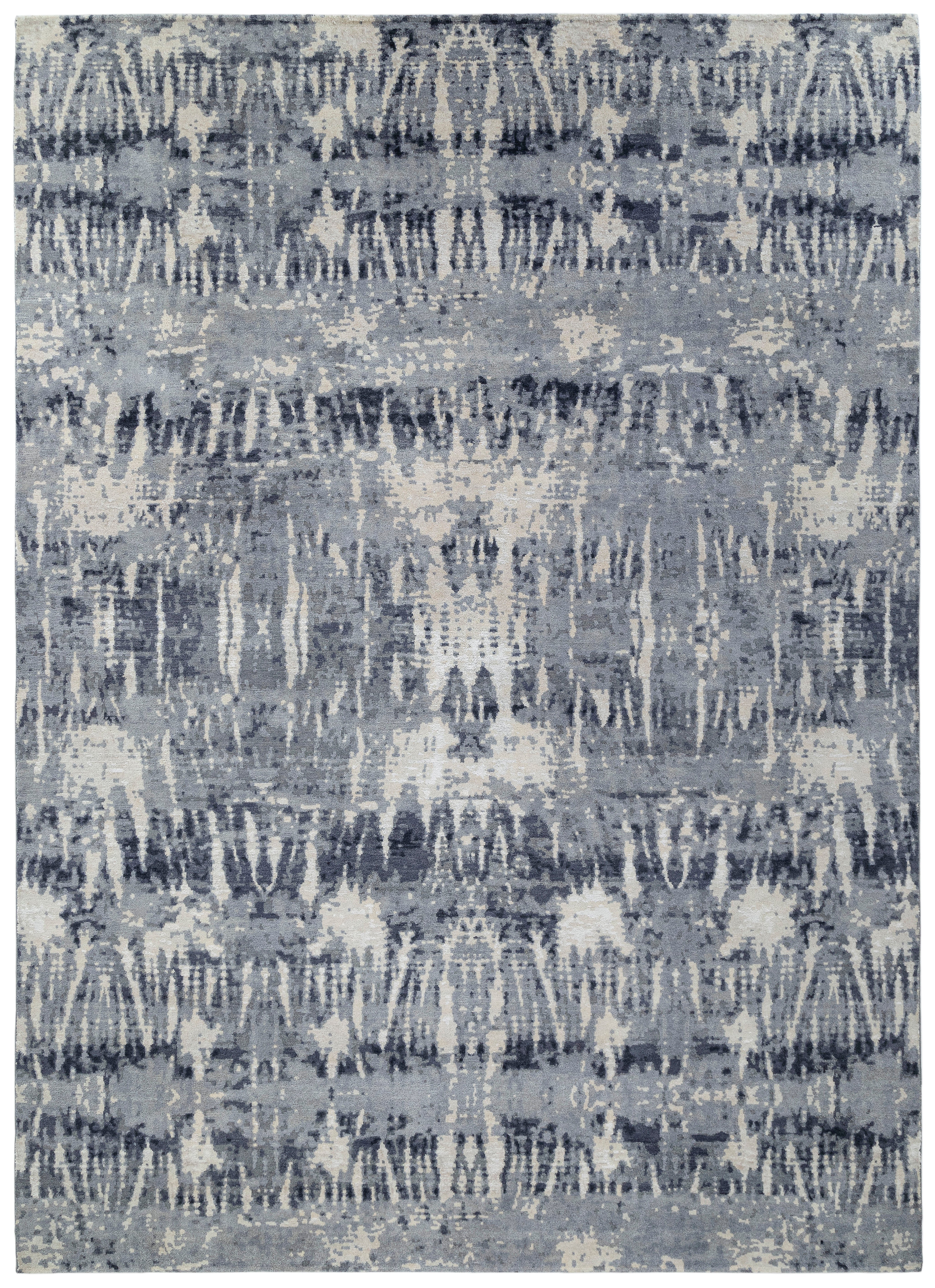 Hand Knotted/Amer/Blue/Grey