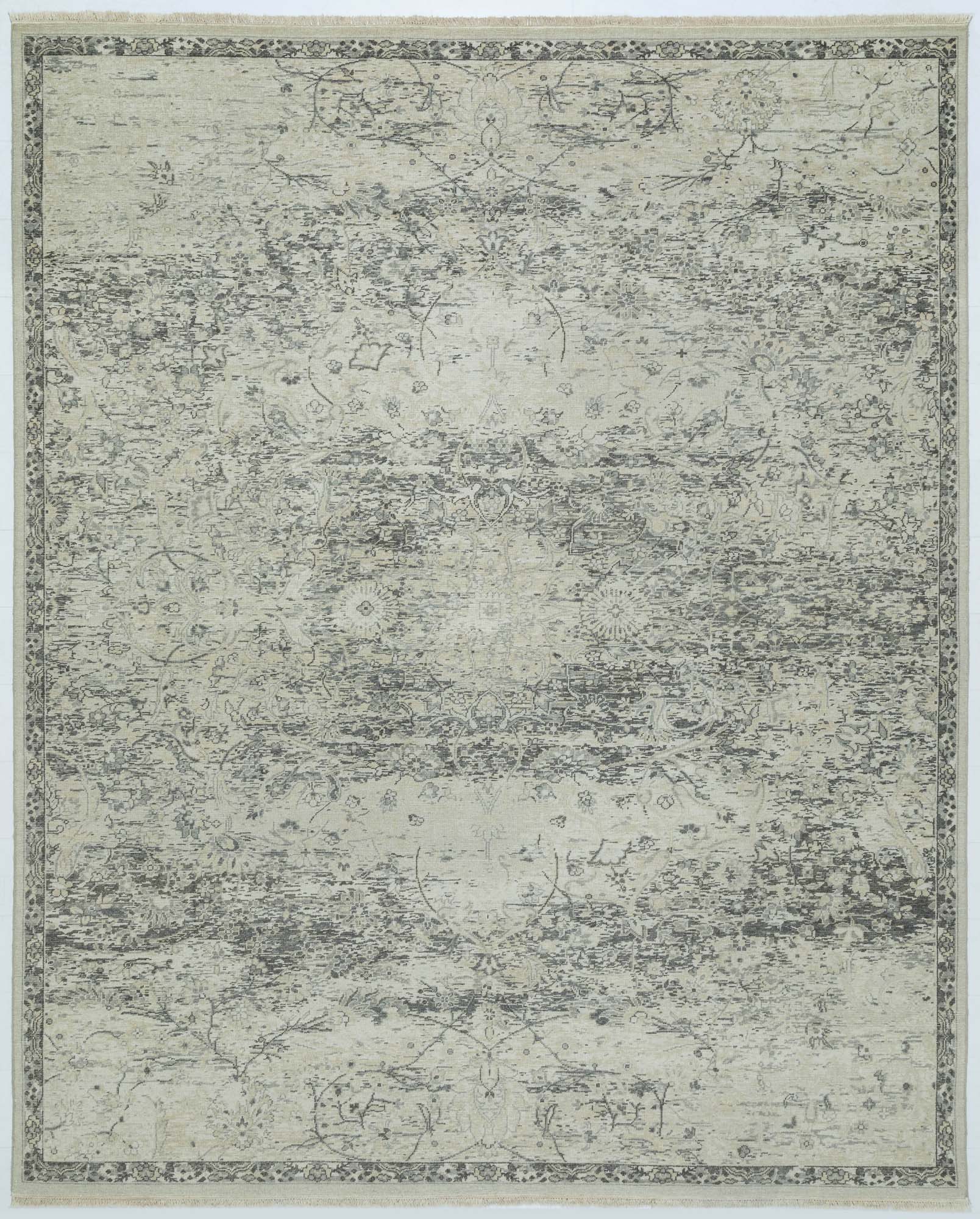 Hand Knotted/Rabb/Recron/Beige