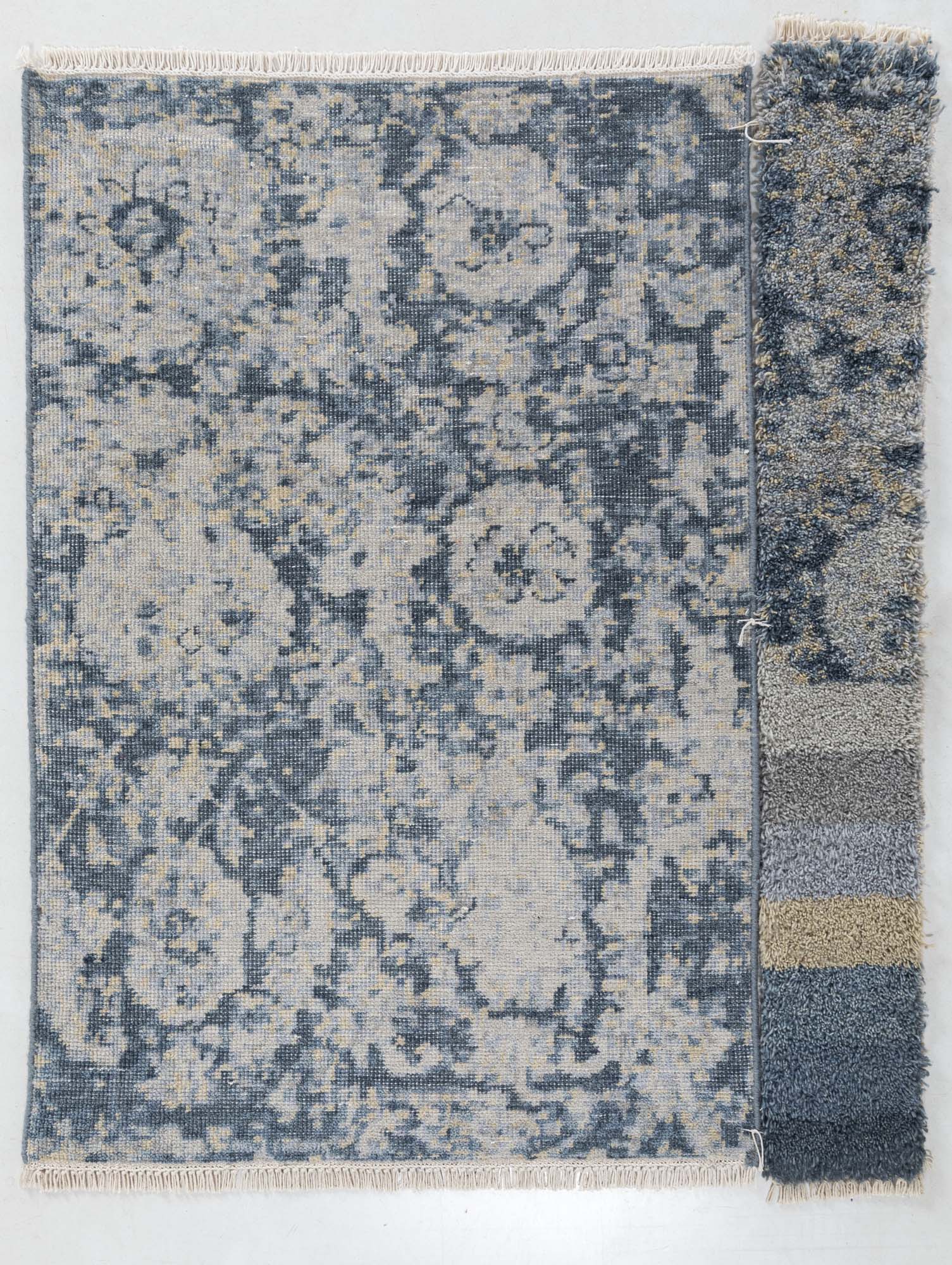 Hand Knotted/Rabb/Harri Rug/Blue