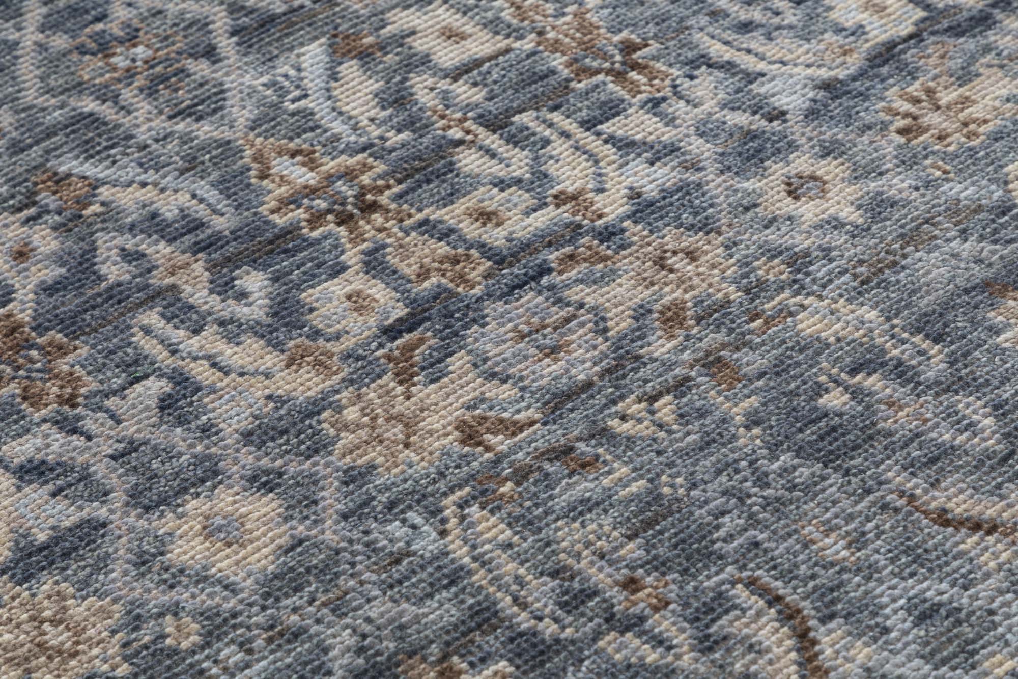 Hand Knotted/Sadia/Bizar Rug-654/Blue