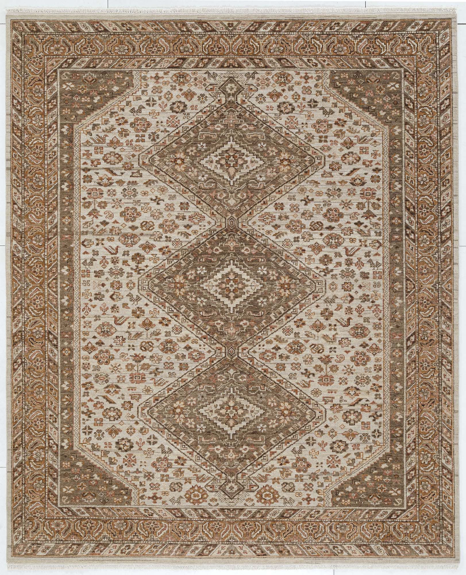 Hand Knotted/Bohemia/Tabriz/Gold