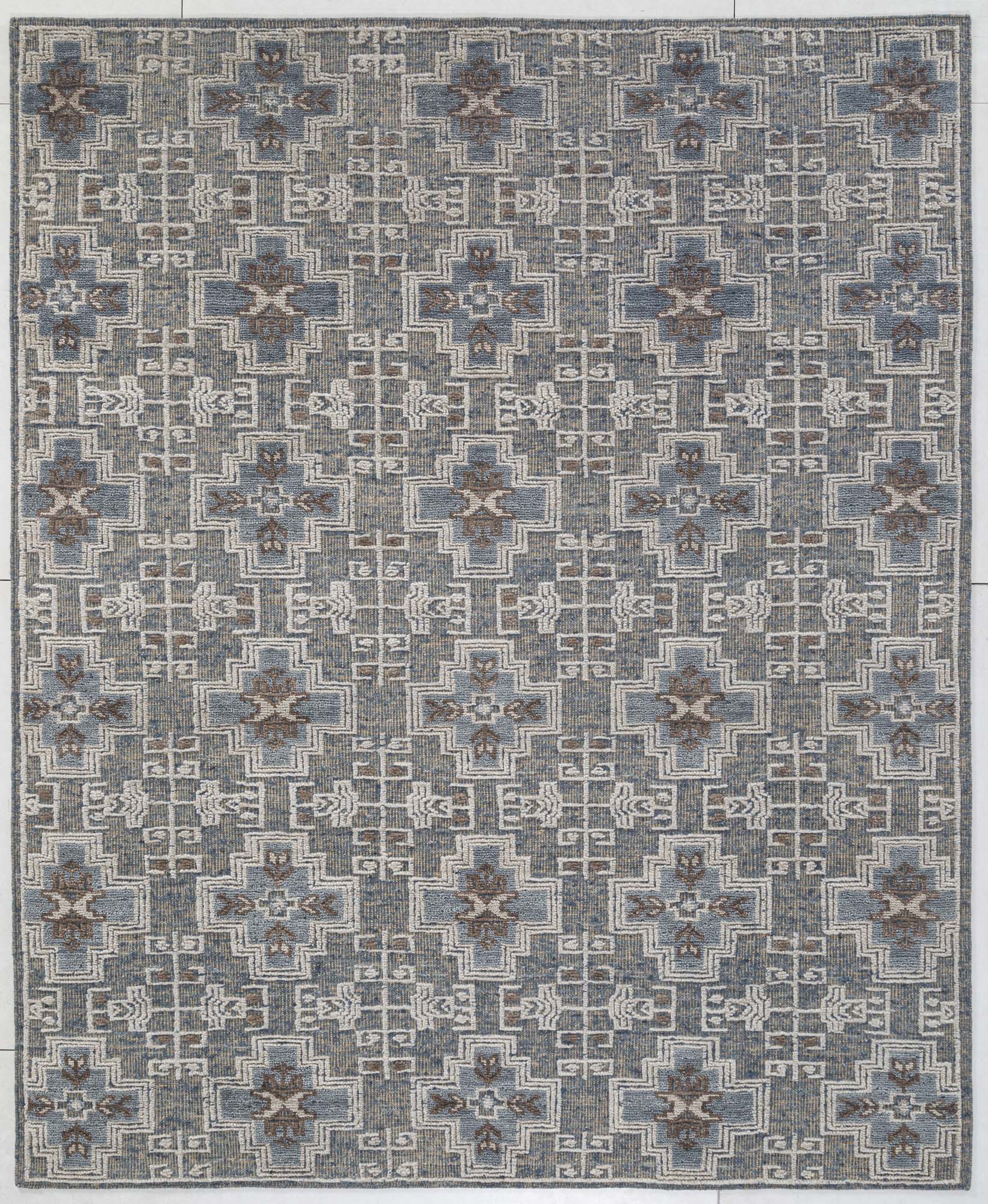 Hand Knotted/Alif/Aliza Rug B/Blue
