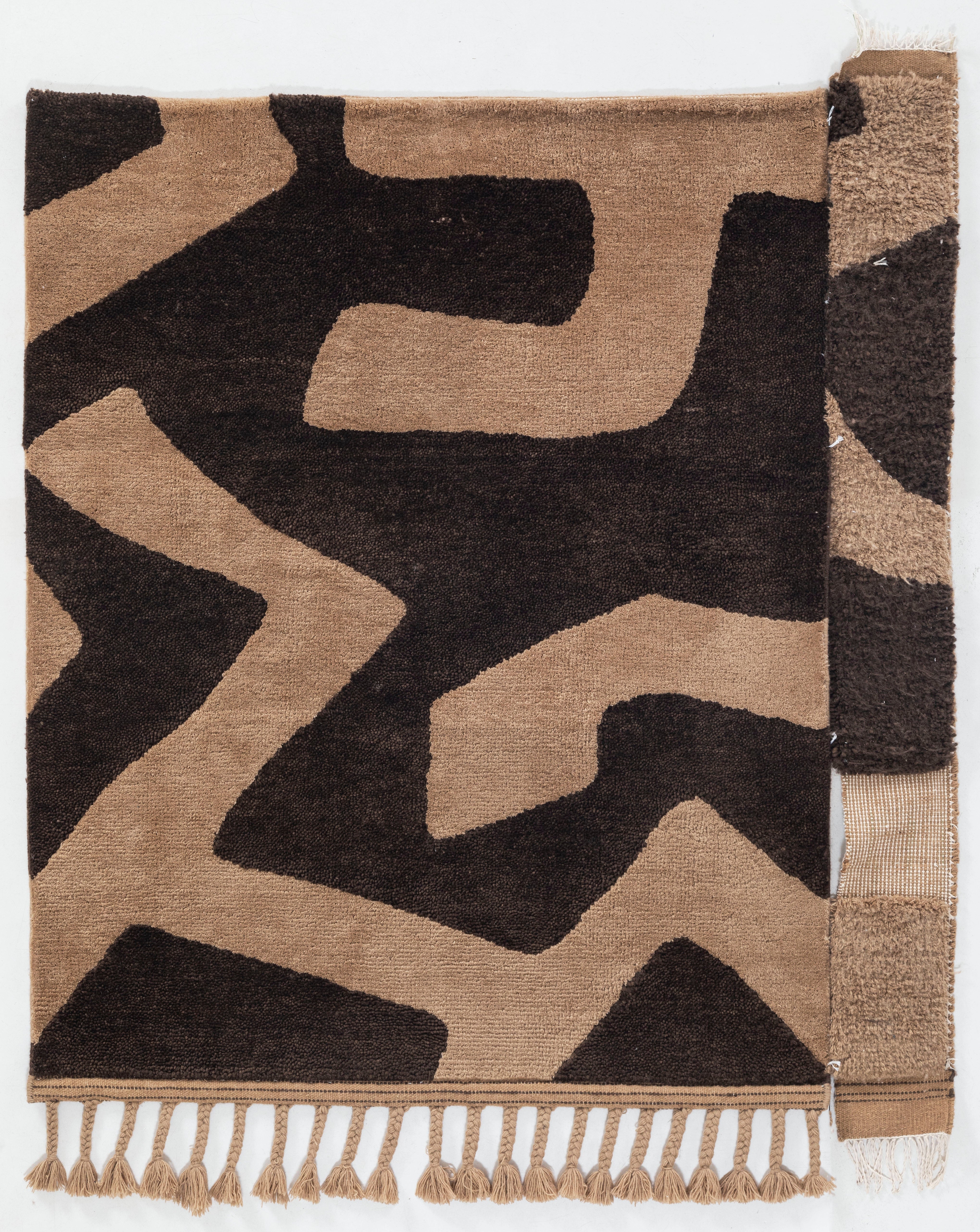 Hand Knotted/GRACE/Brown Beige