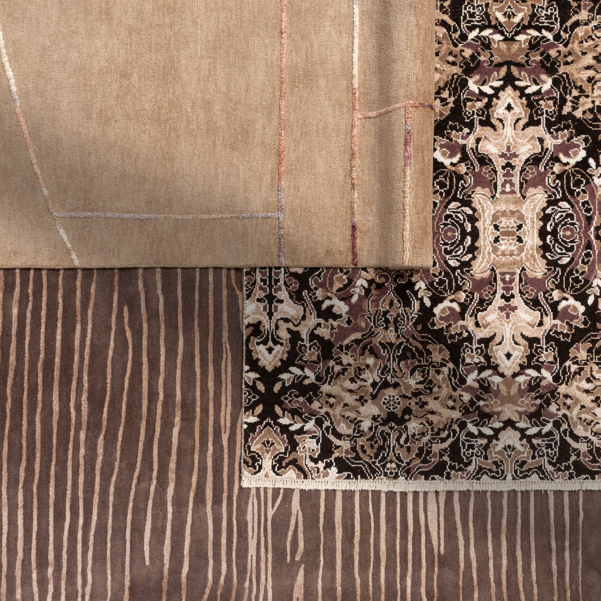 Hand Knotted Adorned Rug