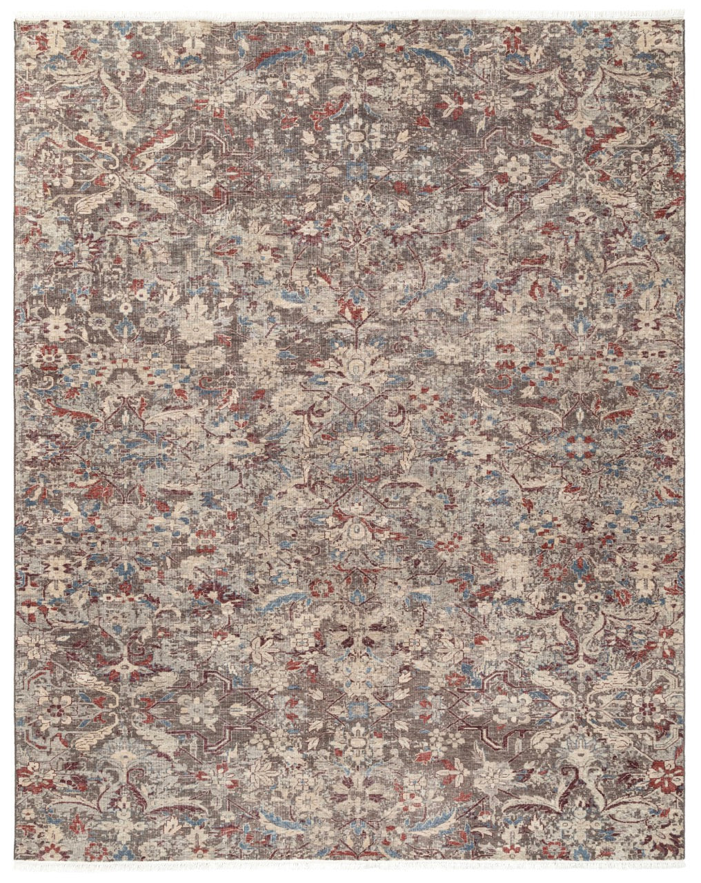 Hand Knotted/Rabbia/Brown/Beige