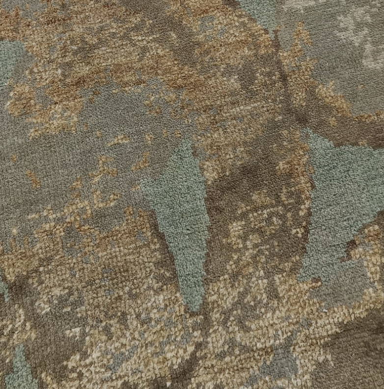 Hand Knotted/Blossom/Green