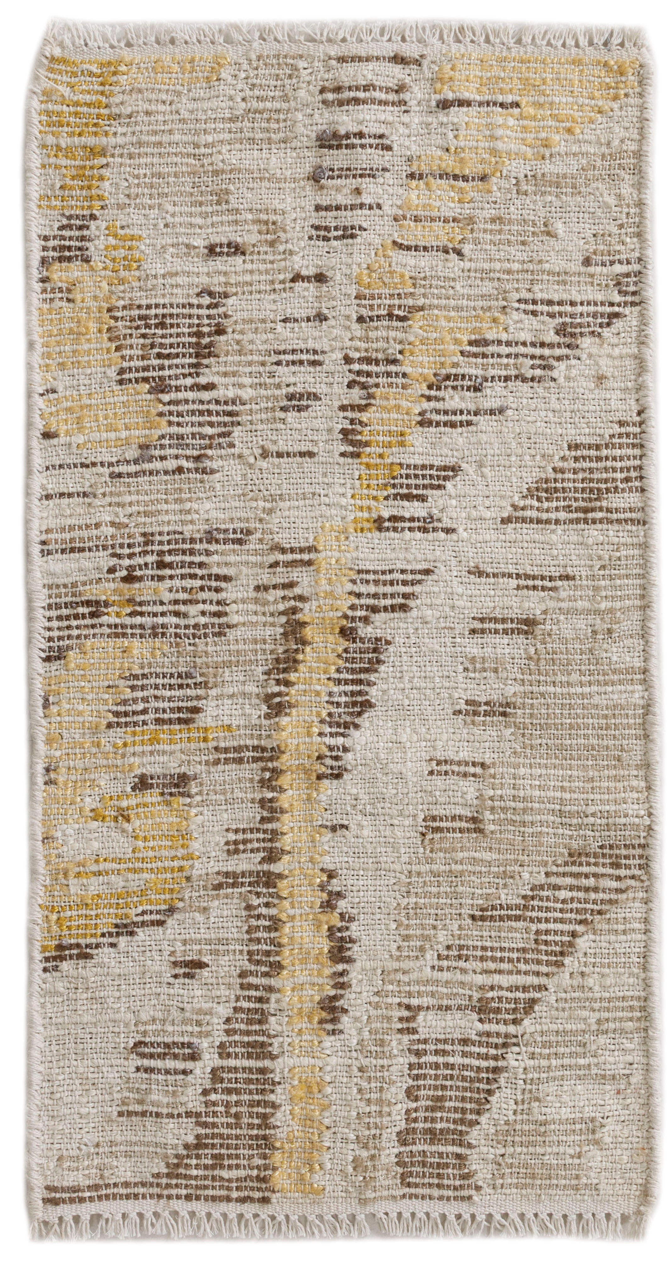 Dhurrie-Abstract Tapestry Wall Art 1-Beige