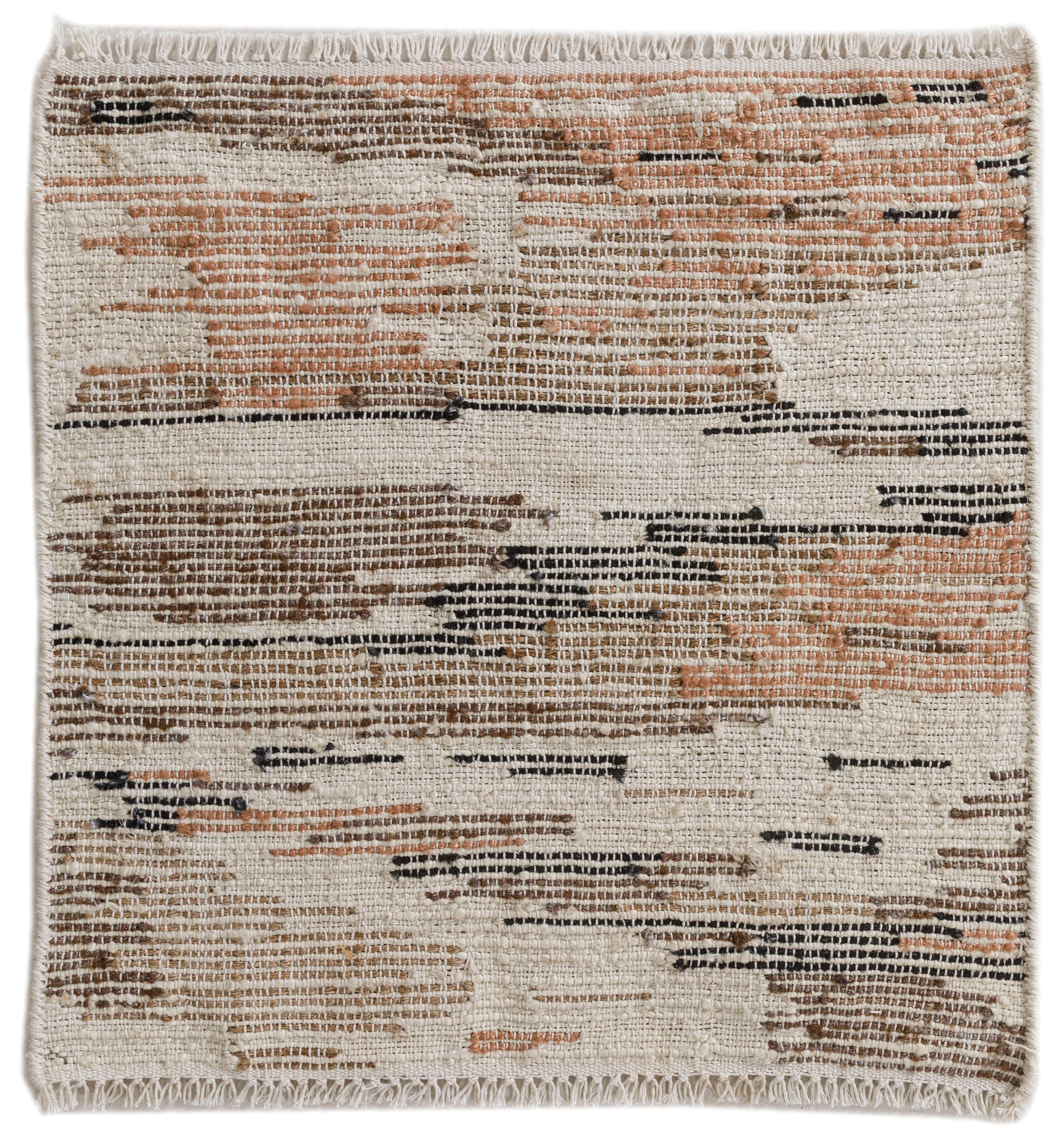 Dhurrie-Abstract Tapestry Wall Art 4-Brown