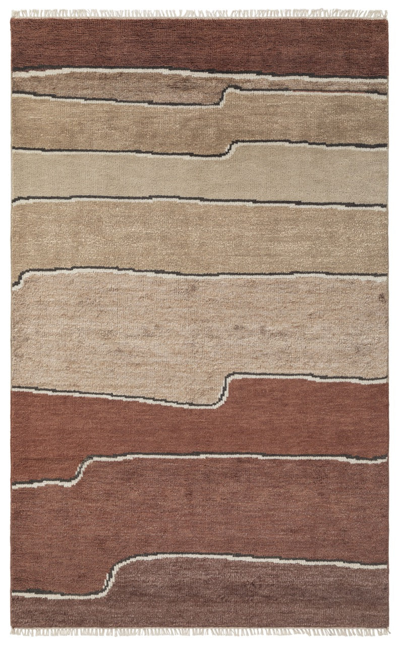 Hand Knotted/Dune Rug/Rust
