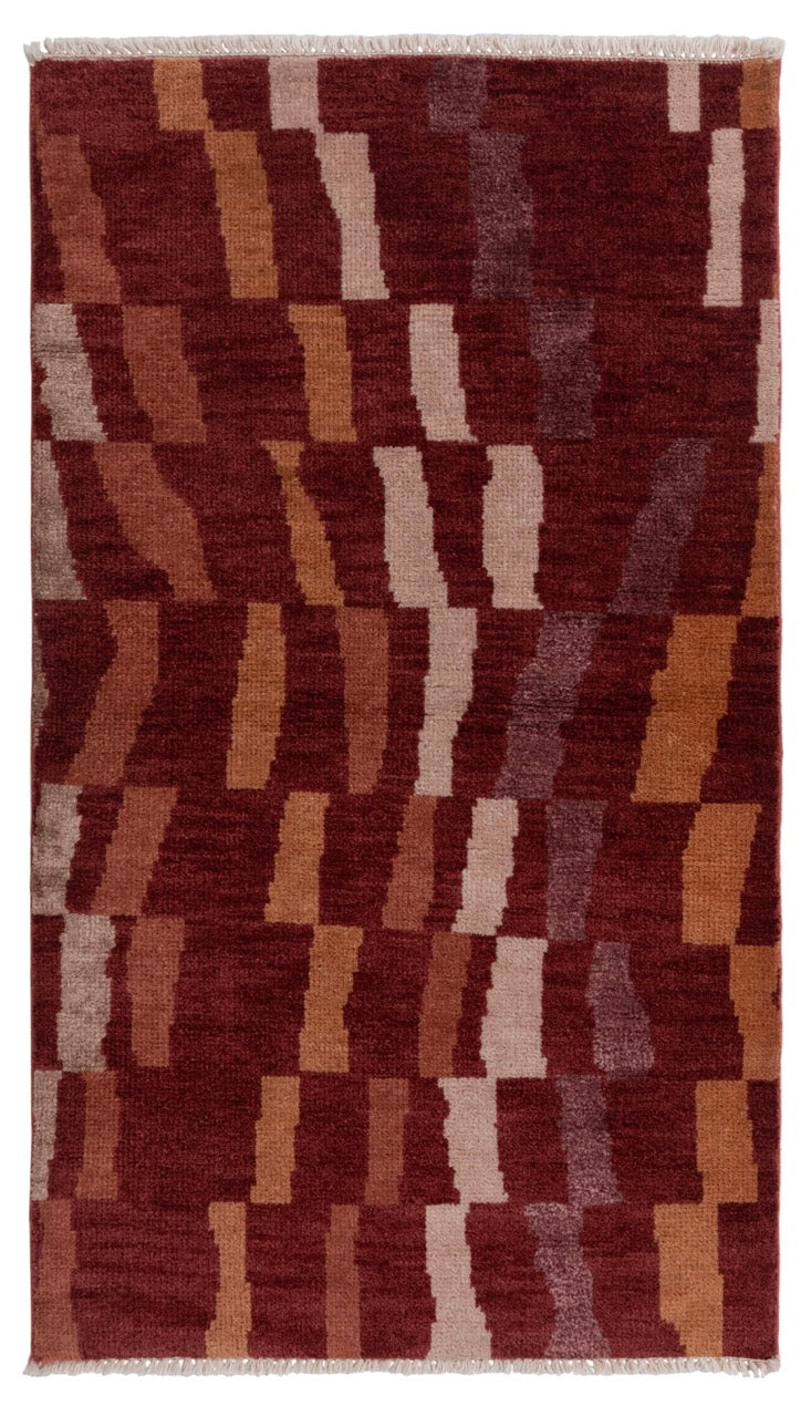 Hand Knotted/Echo Rug 3/Warm Multi