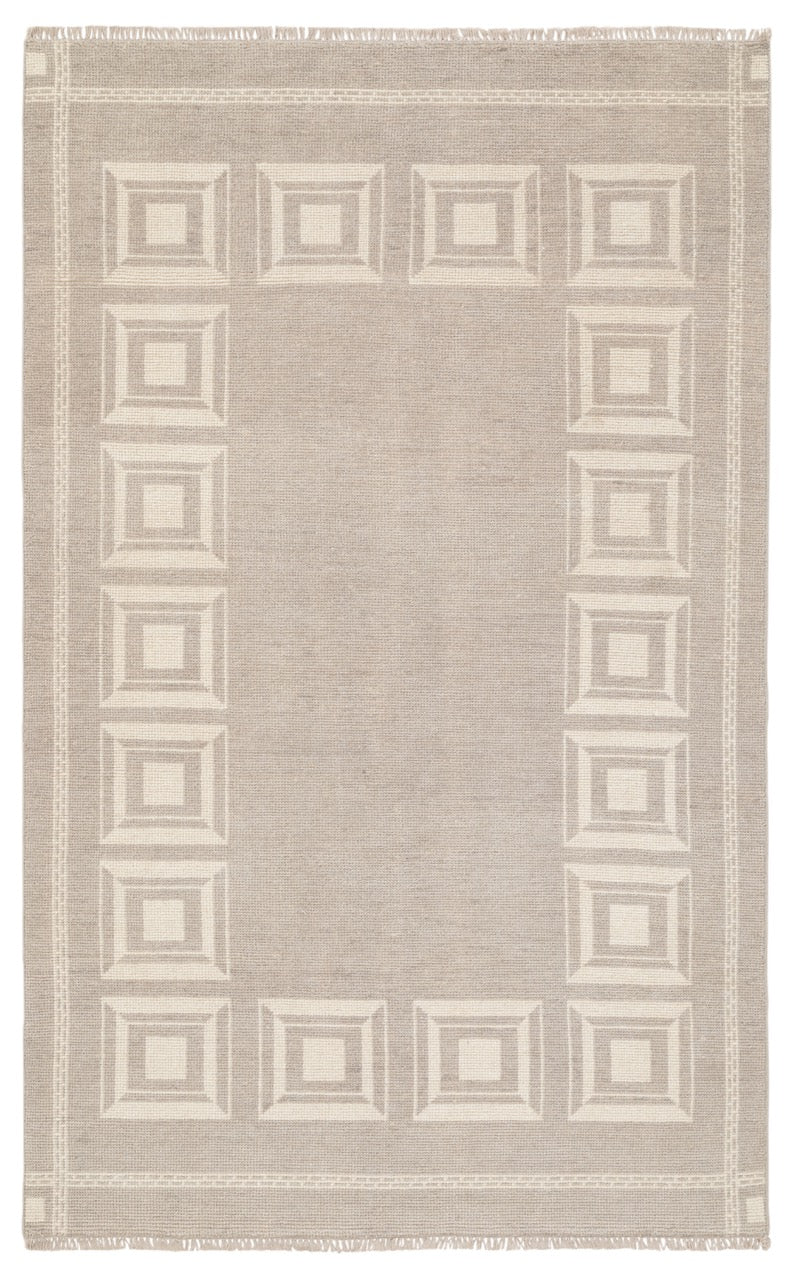 Hand Knotted/Inlay Rug/Cream