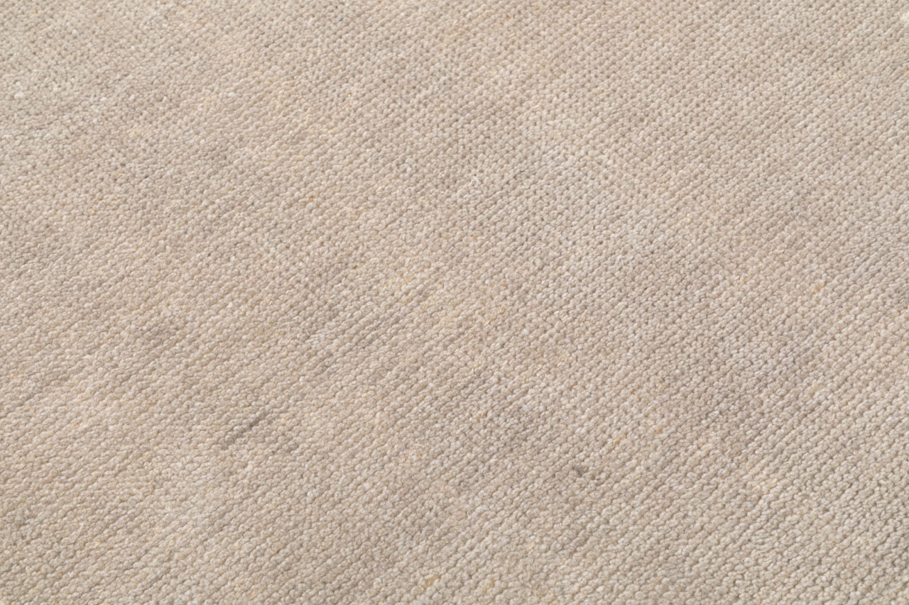 Hand Knotted/Inlay Rug/Cream