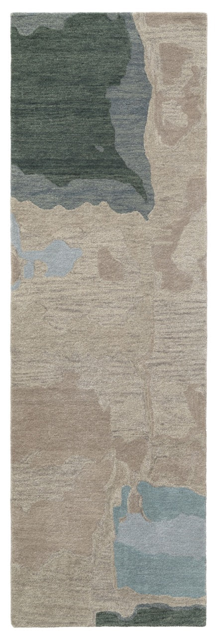 Hand Tufted/Abstract Fresco Rug/Multi Beige