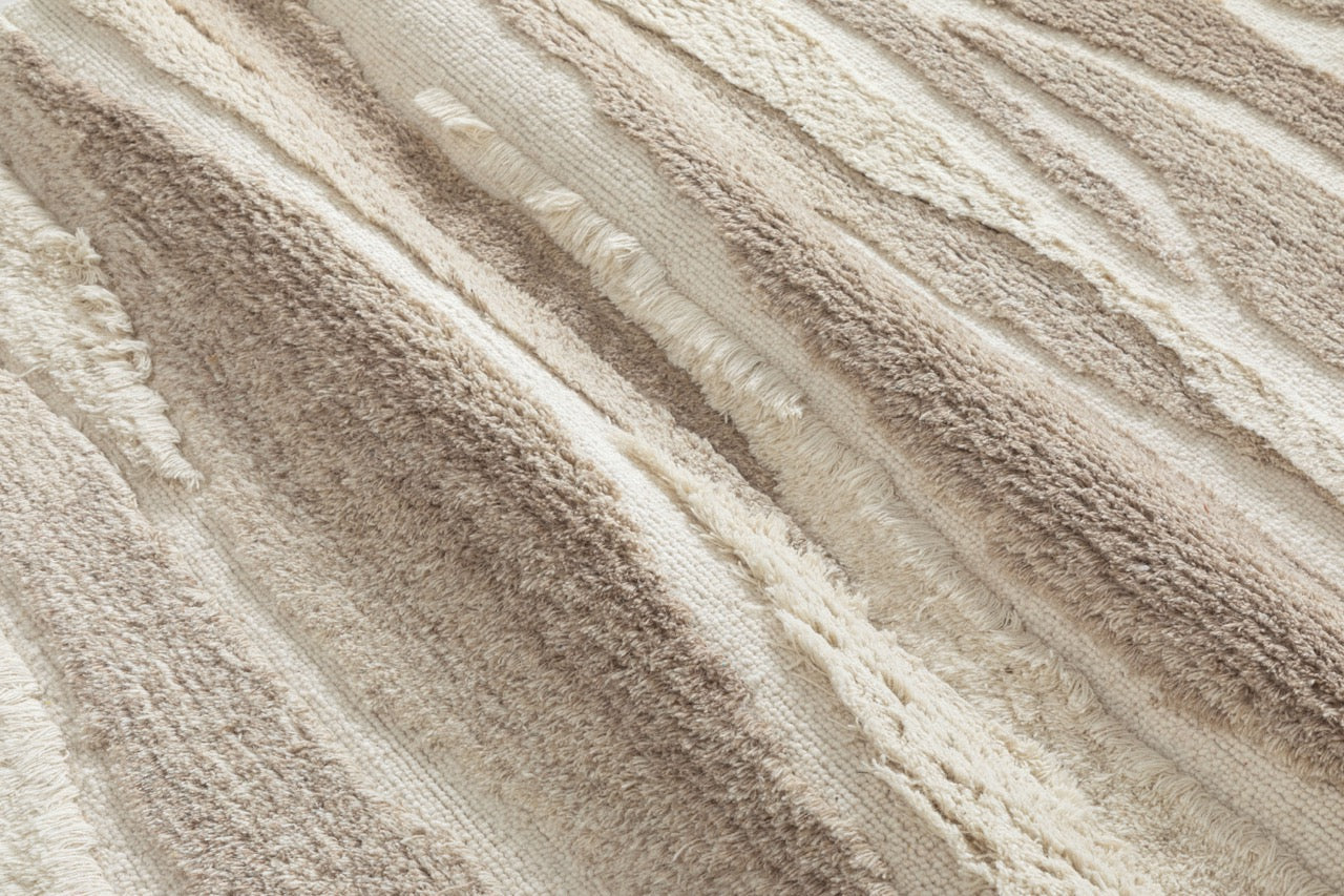Hand Tufted/Wavy Rug 1/Beige