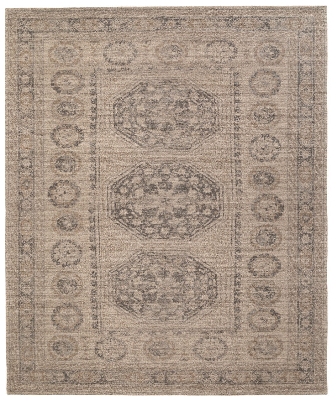 Hand Tufted Printed/Alifa Rug-Dbv/Beige
