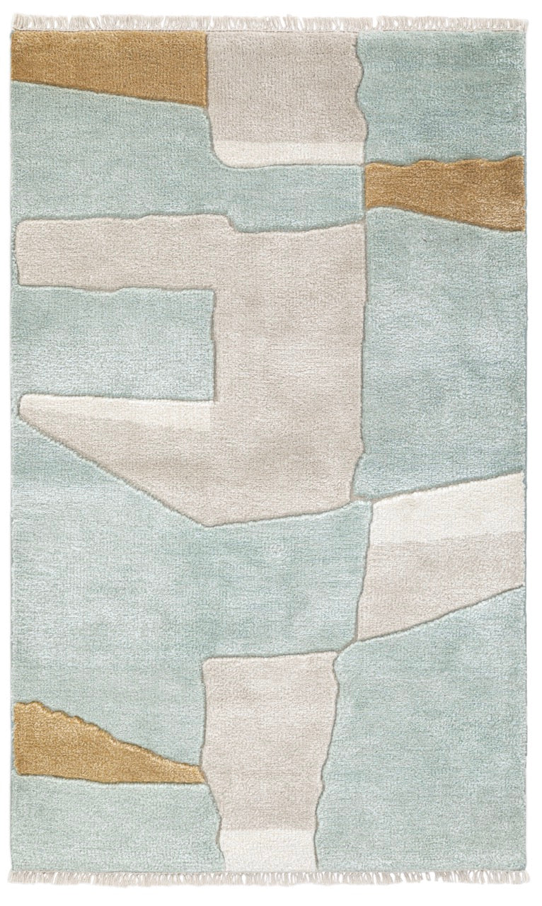 Hand Knotted/Aerial Rug/Sage