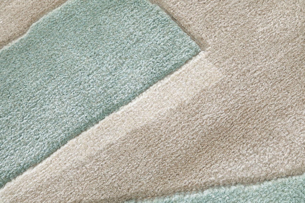 Hand Knotted/Aerial Rug/Sage
