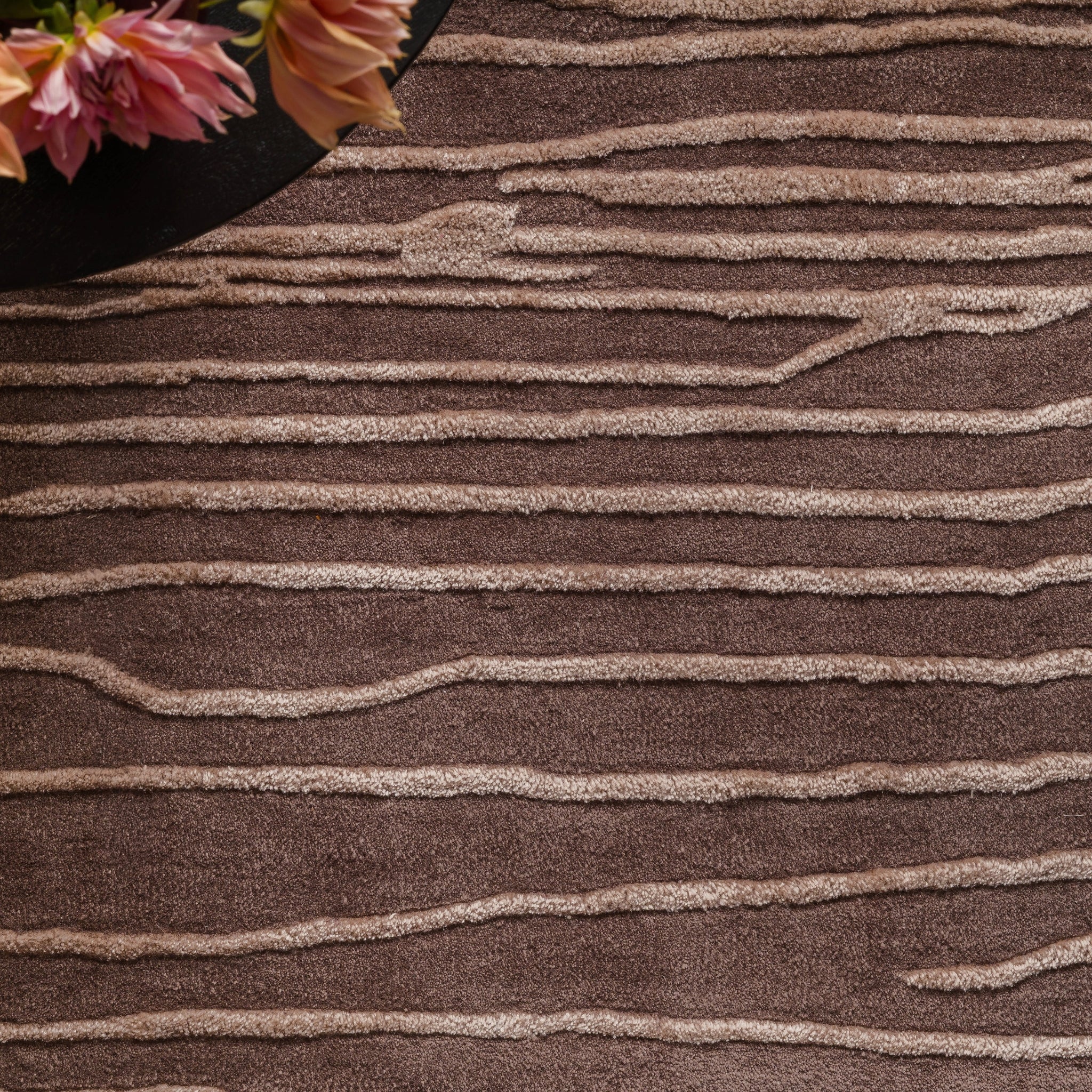 Hand Tufted Moire Rug